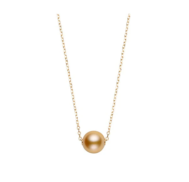 Mikimoto Golden South Sea Cultured Pearl Pendant