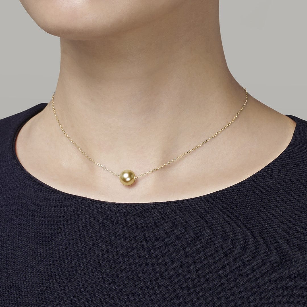 Mikimoto Golden South Sea Cultured Pearl Pendant - Image 2