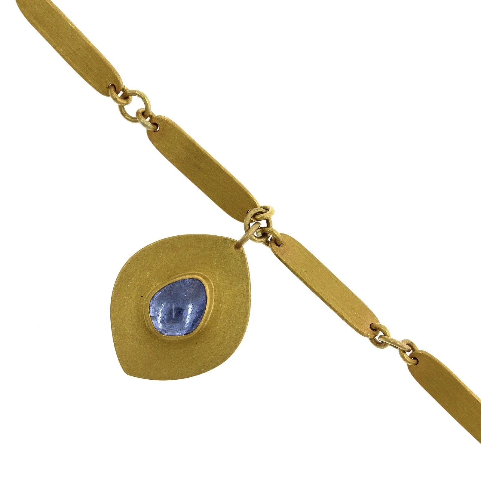 Mallary Marks 22K Yellow Gold Spinel Pendant Bracelet - Image 2