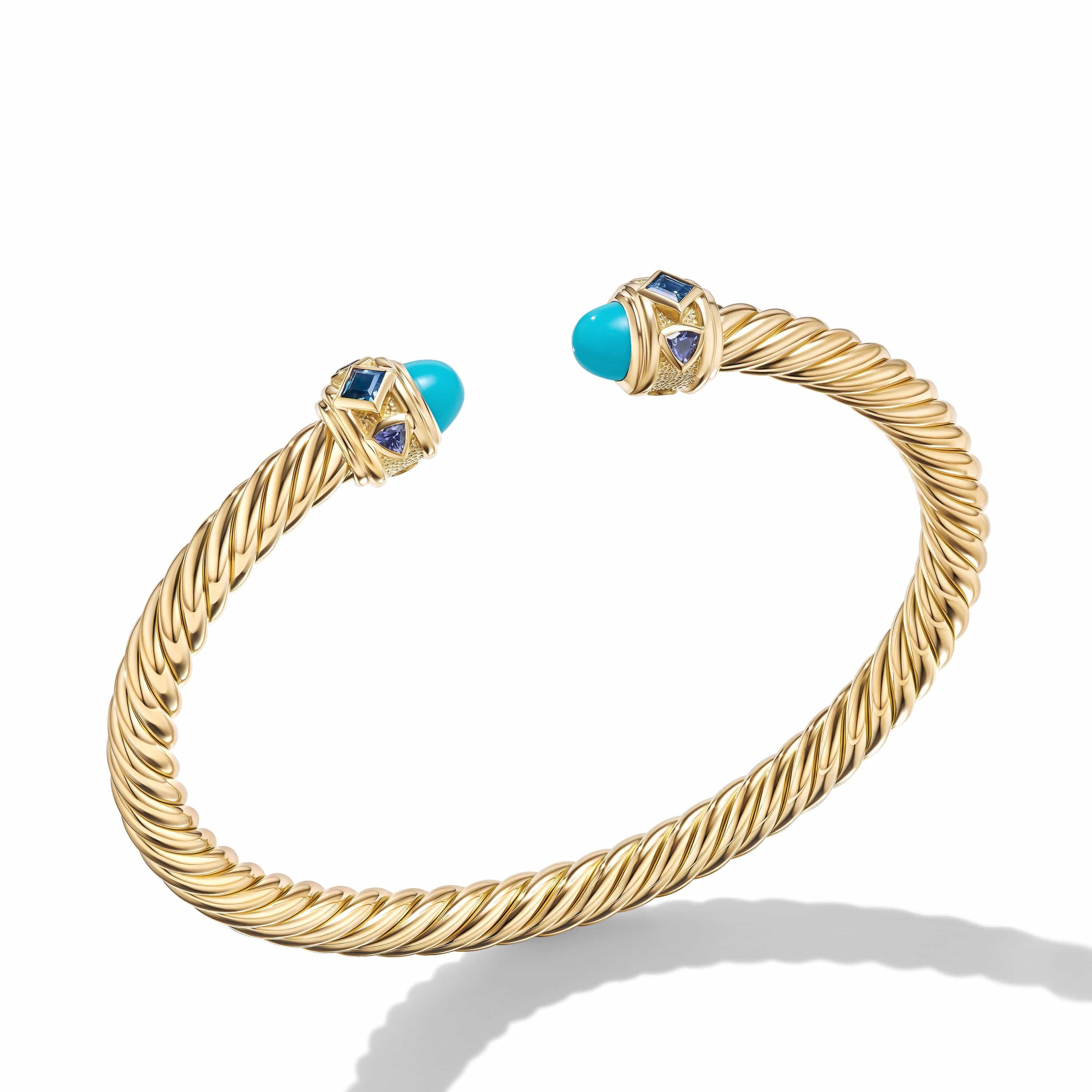 Renaissance® Bracelet in 18K Yellow Gold with Turquoise, Hampton Blue Topaz and Iolite - Image 2