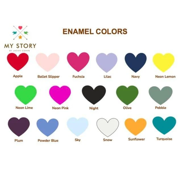 Personalized Jenna Enamel Huggie Earrings - Image 4