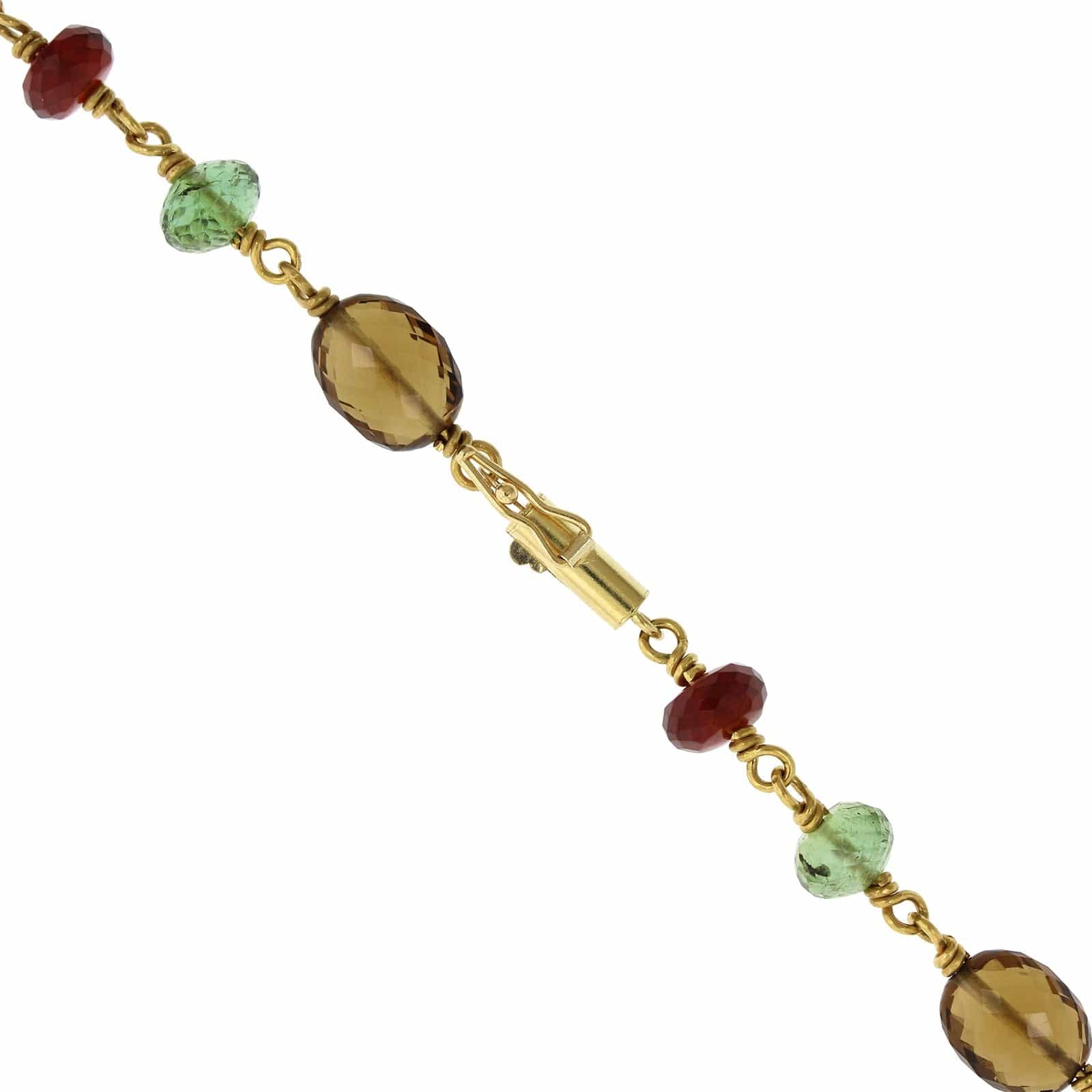 Mallary Marks 22K Yellow Gold Multi Stone Necklace - Image 2