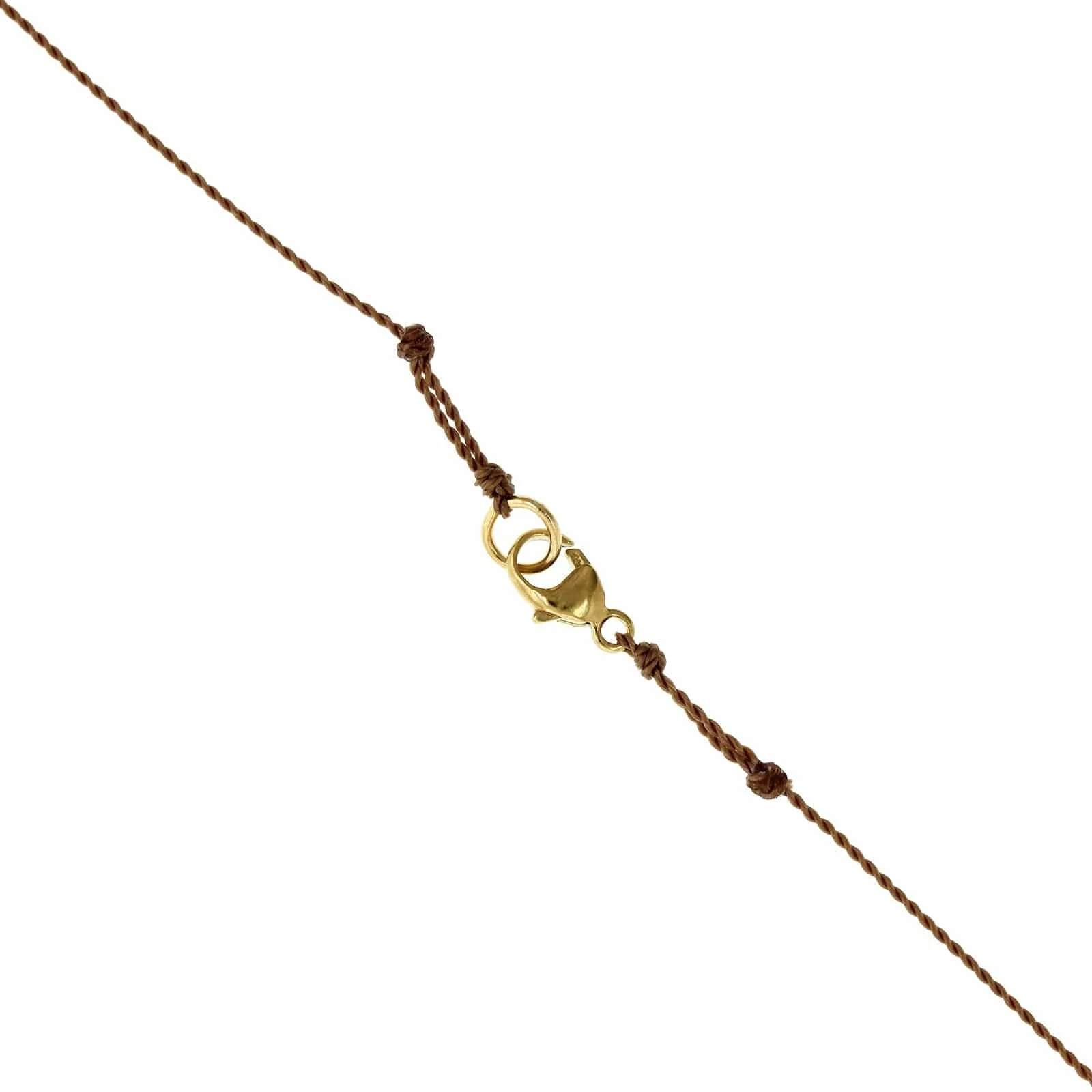 18K Yellow Gold Double Turquoise Pendant - Image 3