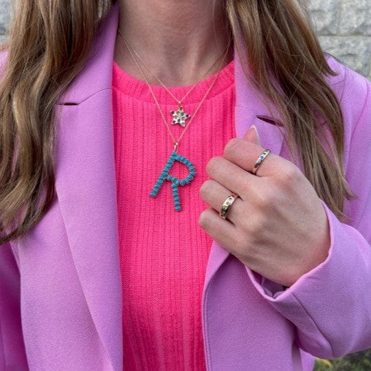 Lupe Rainbow Star Necklace - Image 2