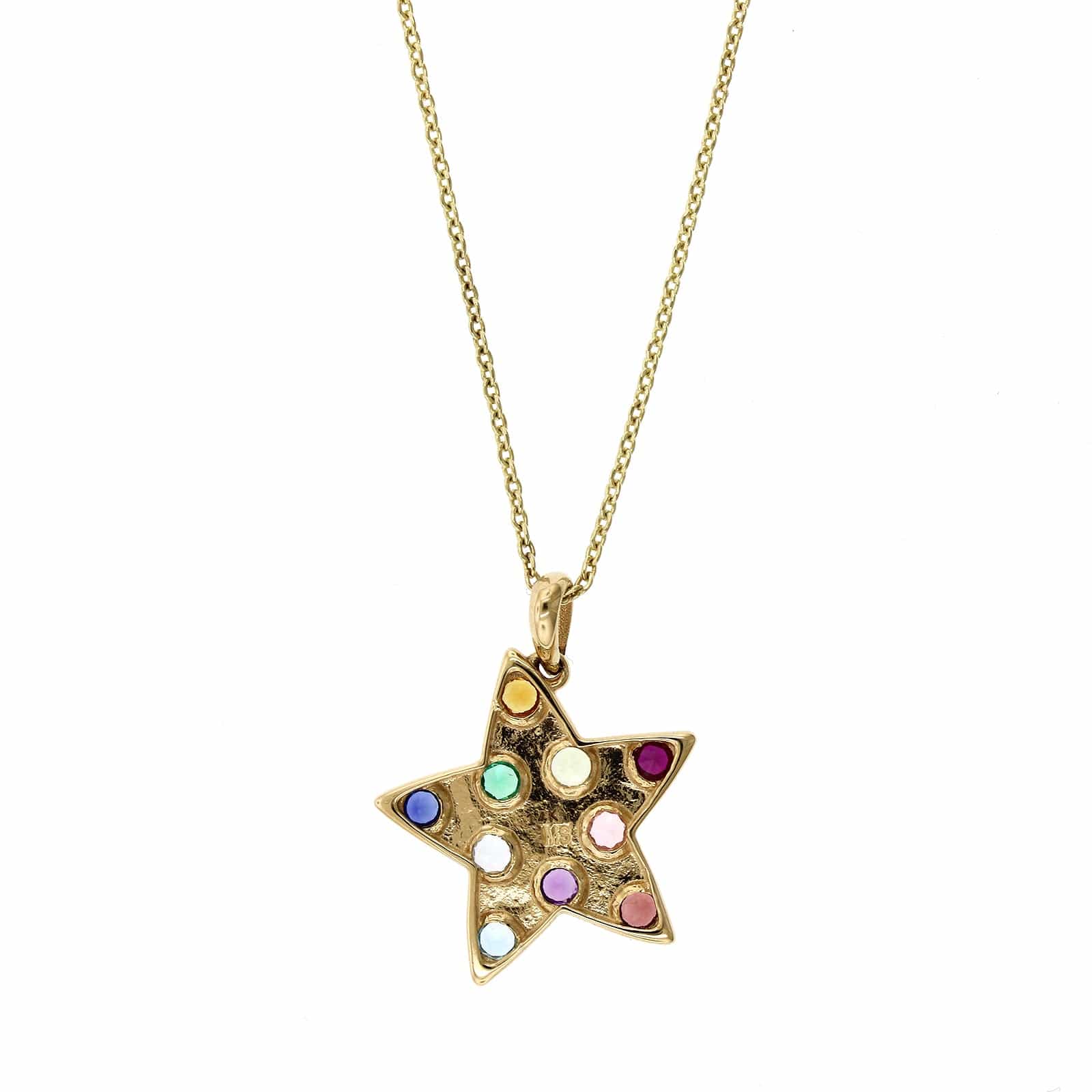 Lupe Rainbow Star Necklace - Image 4