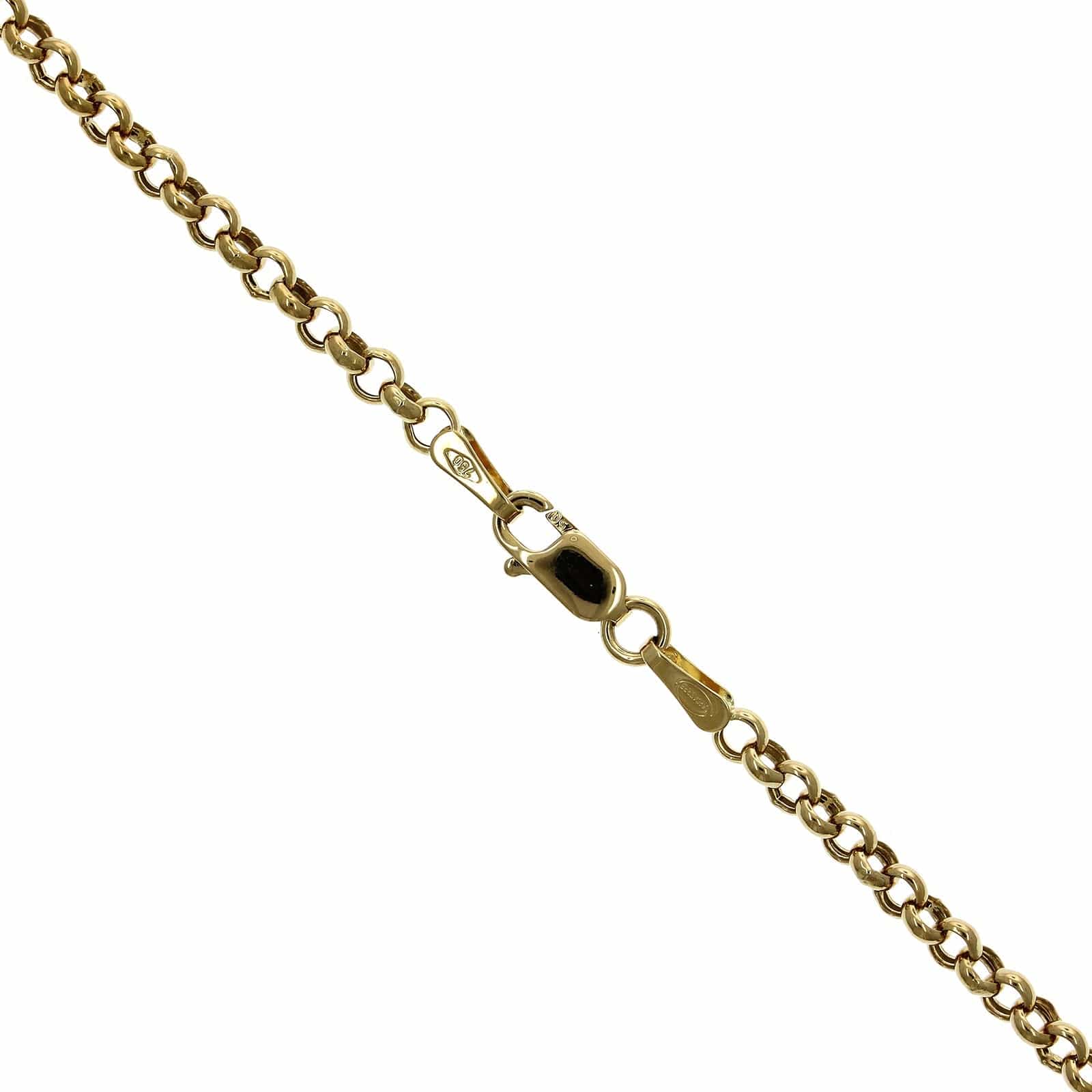 18K Yellow Gold Pear Shape Moonstone Pendant - Image 3