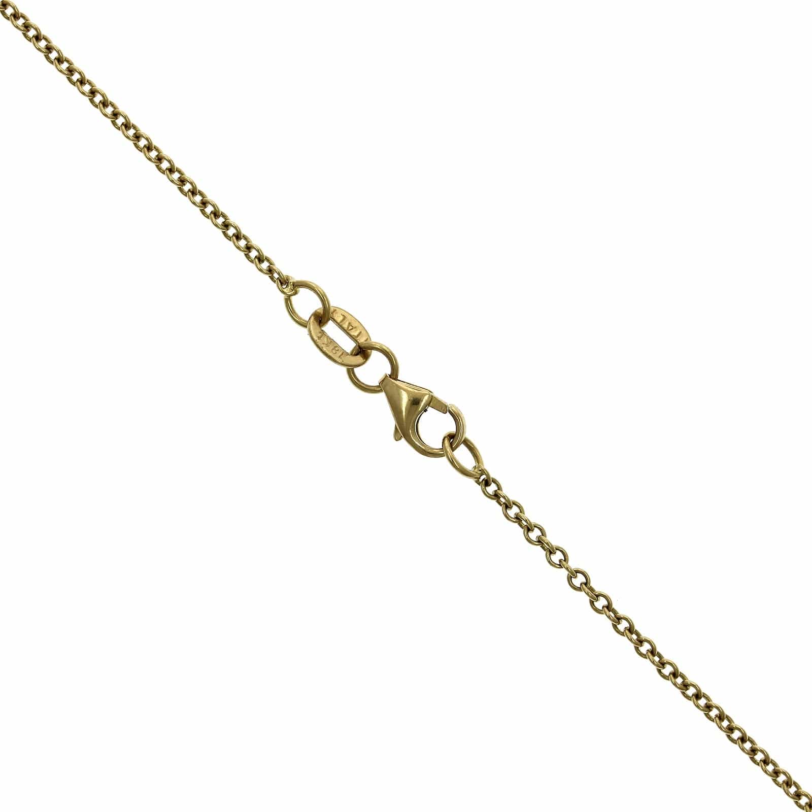 18K Yellow Gold Arizona Turquoise Stella Necklace - Image 4