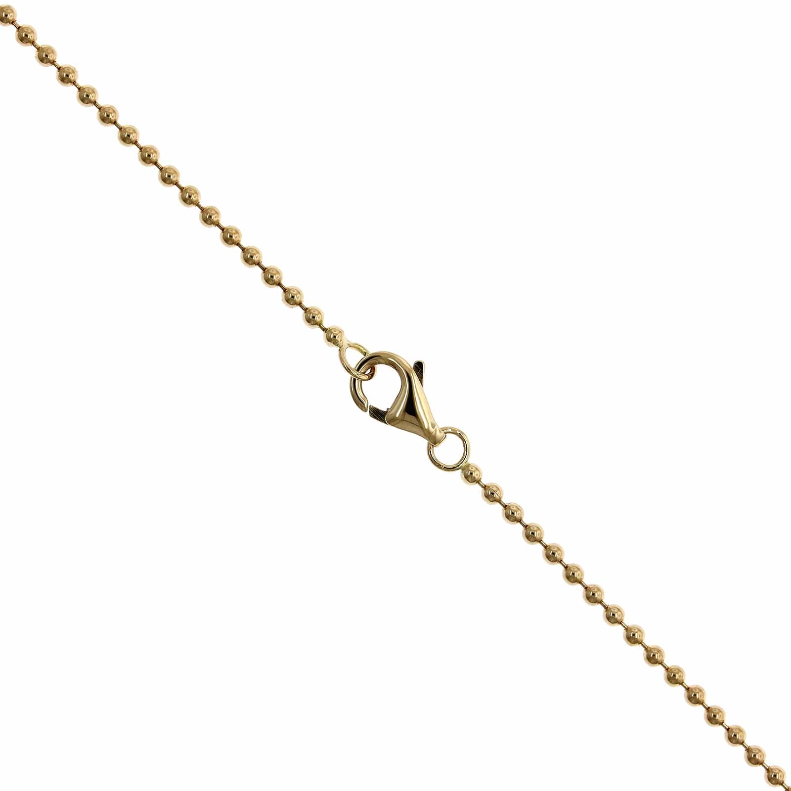 Emily P. Wheeler 18K Yellow Gold White Topaz White Enamel Diamond Pendant - Image 4