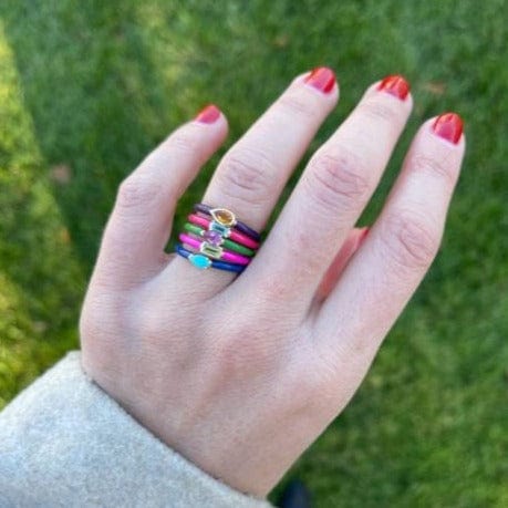 Personalized Frankie Enamel Ring - Image 2