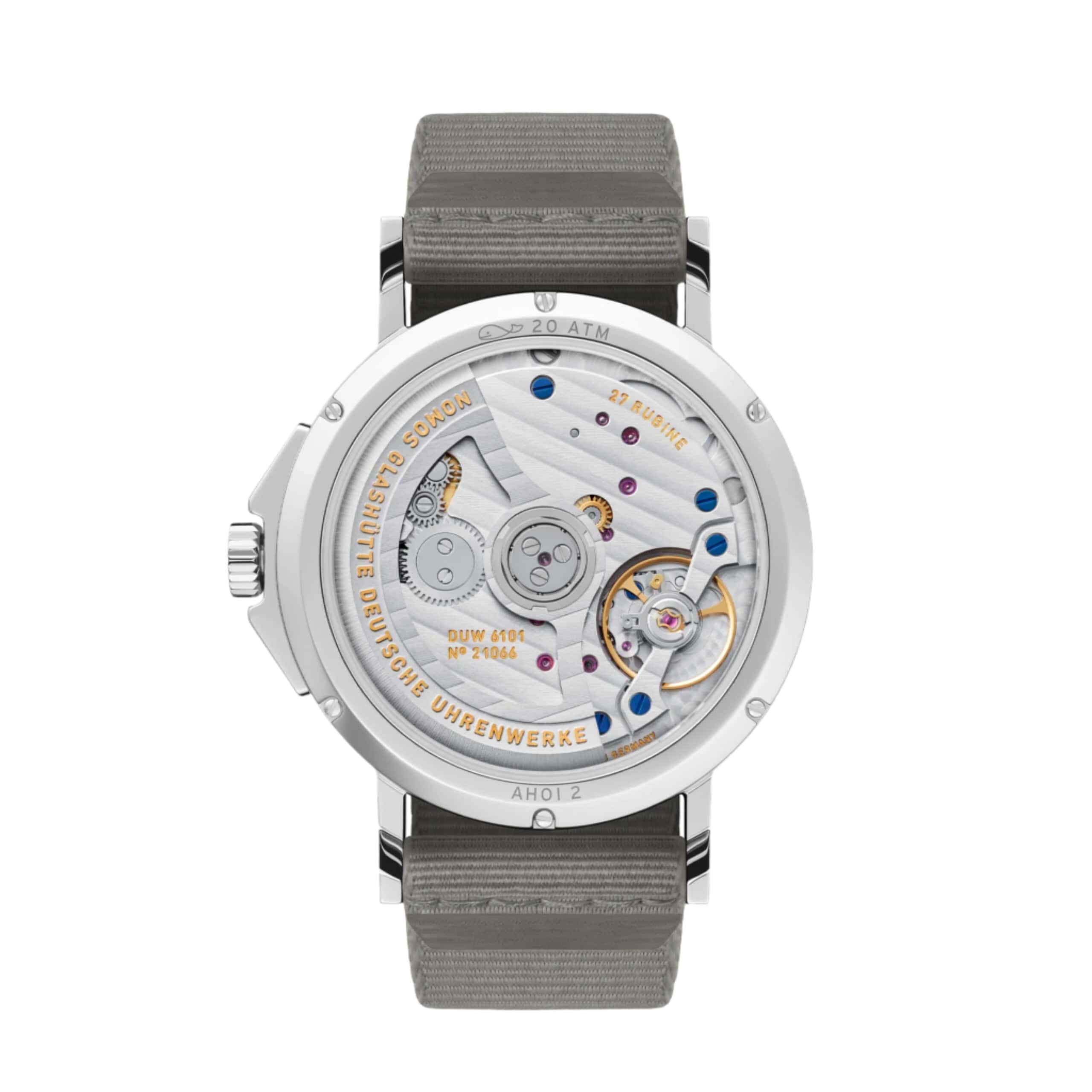 NOMOS Glashütte Ahoi Neomatik 38mm Date Sand Ref. 527 - Image 2