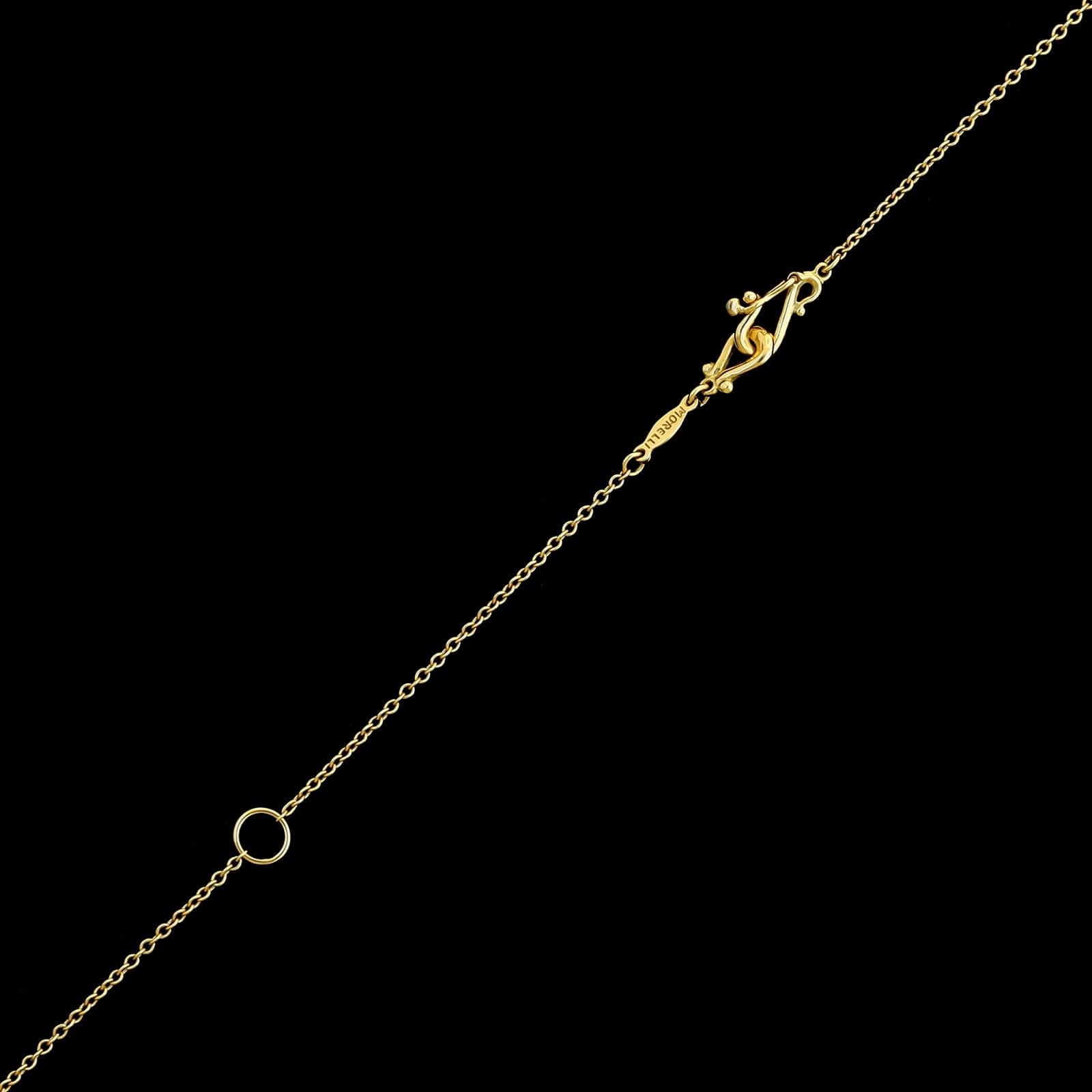Paul Morelli 18K Yellow Gold Estate Macchina Pendant Necklace - Image 3