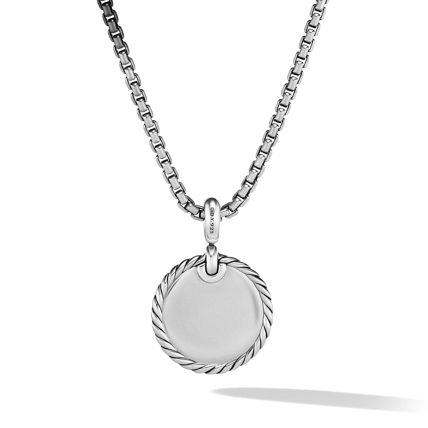 DY Elements® Disc Pendant with Pavé Diamonds - Image 2