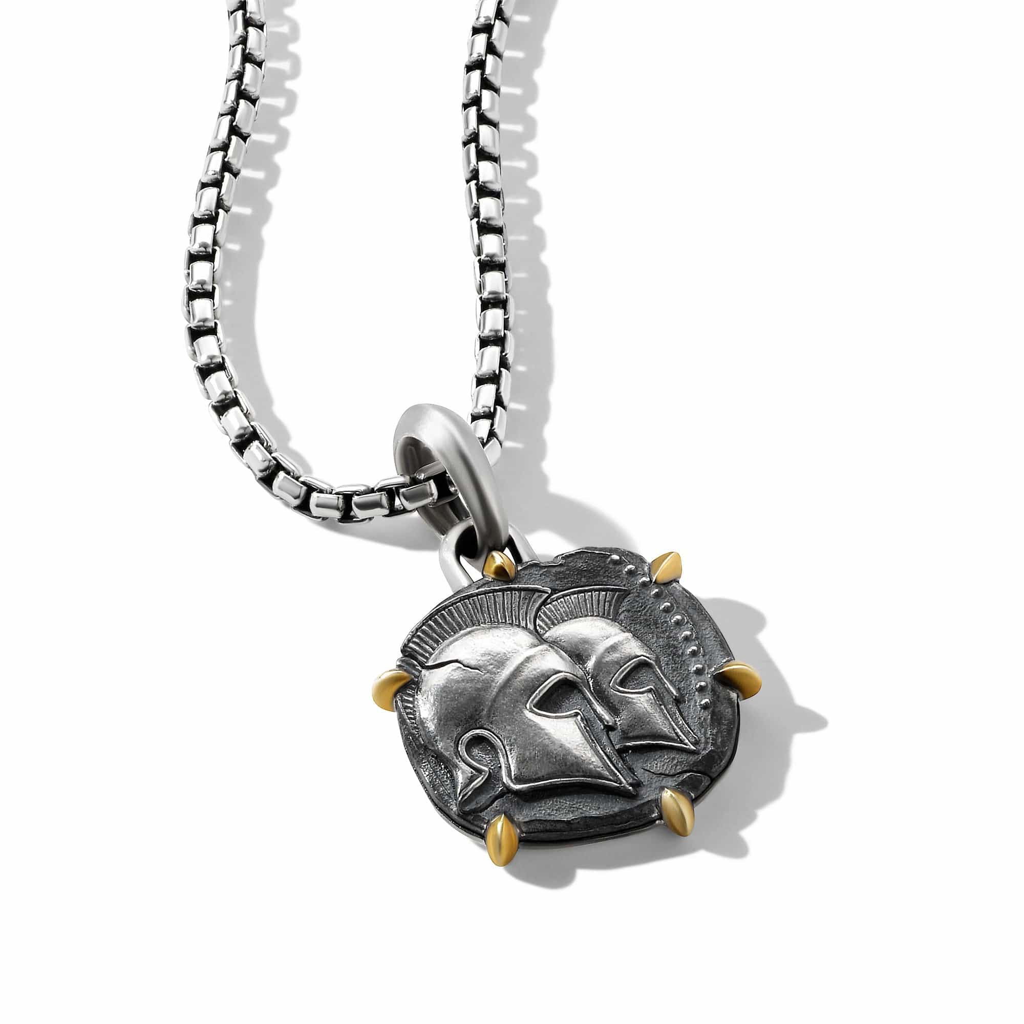 Gemini Amulet with 18K Yellow Gold - Image 2