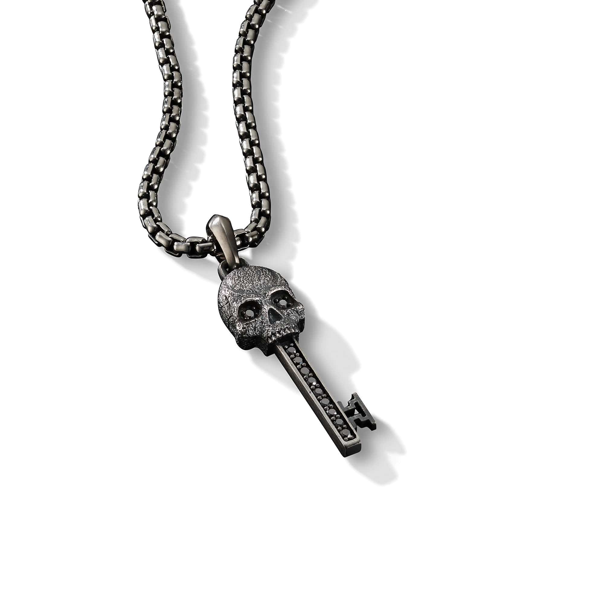Skull Pendant with Black Diamonds - Image 2