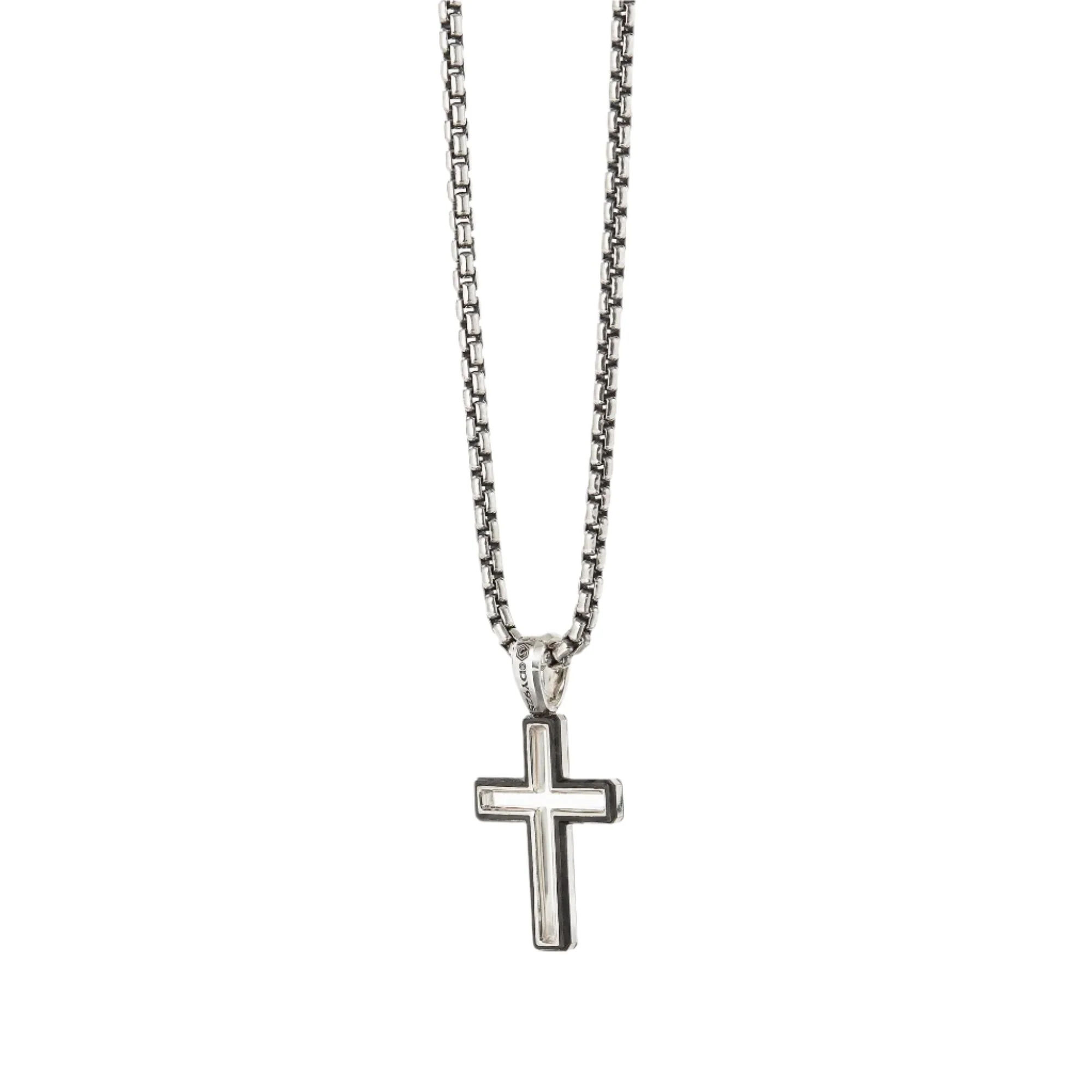 Forged Carbon Cross Pendant - Image 3