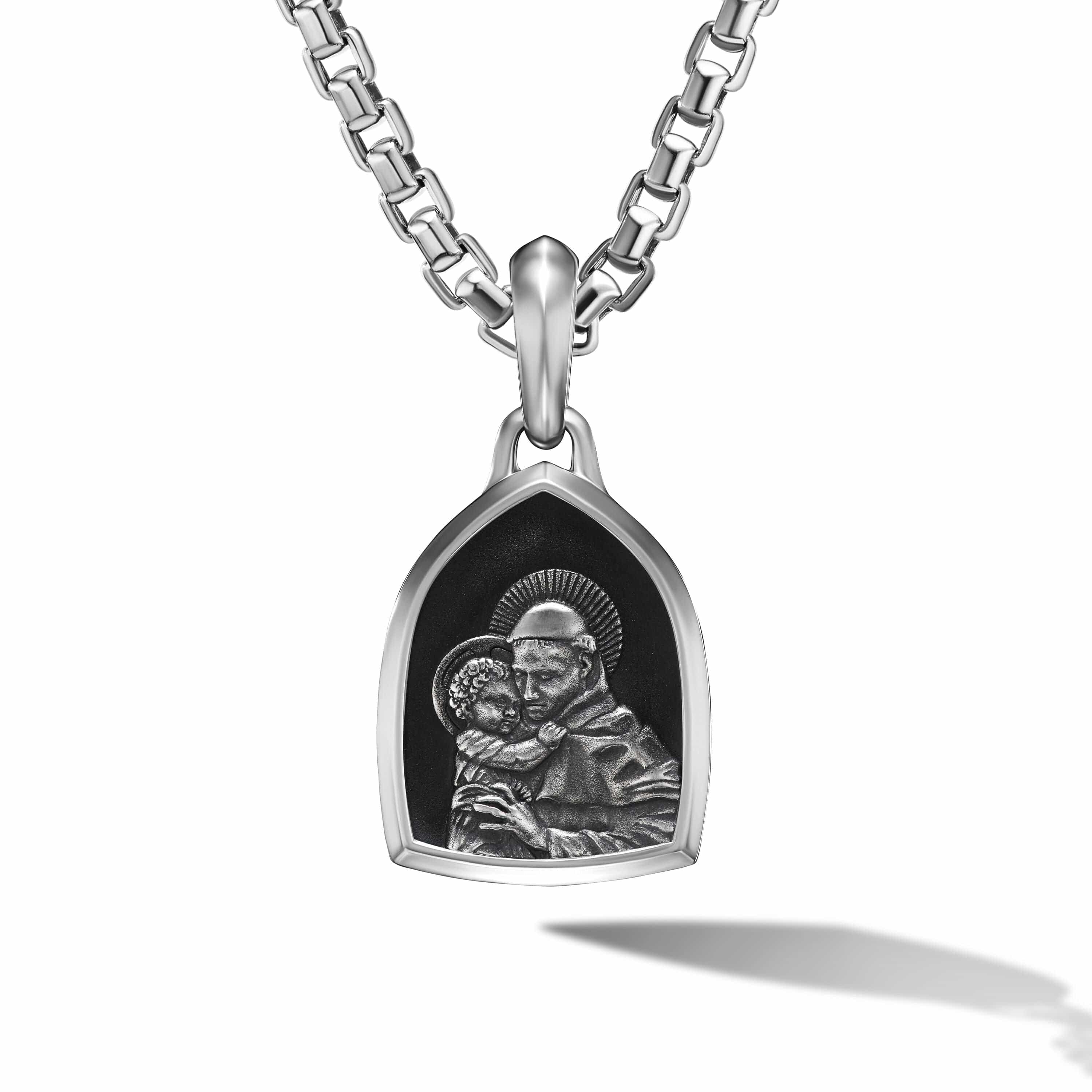 St. Anthony Amulet in Sterling Silver - Image 4
