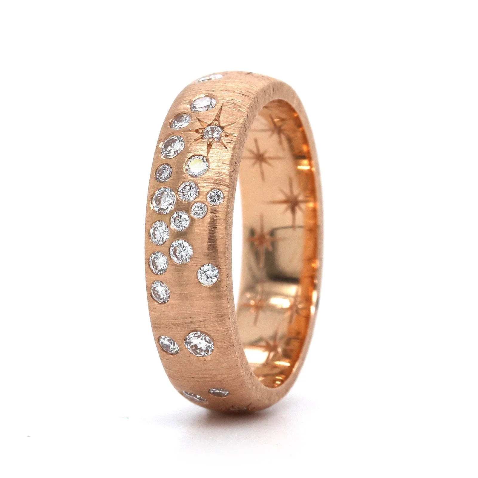 Penny Preville 18K Rose Gold Diamond Ring - Image 3