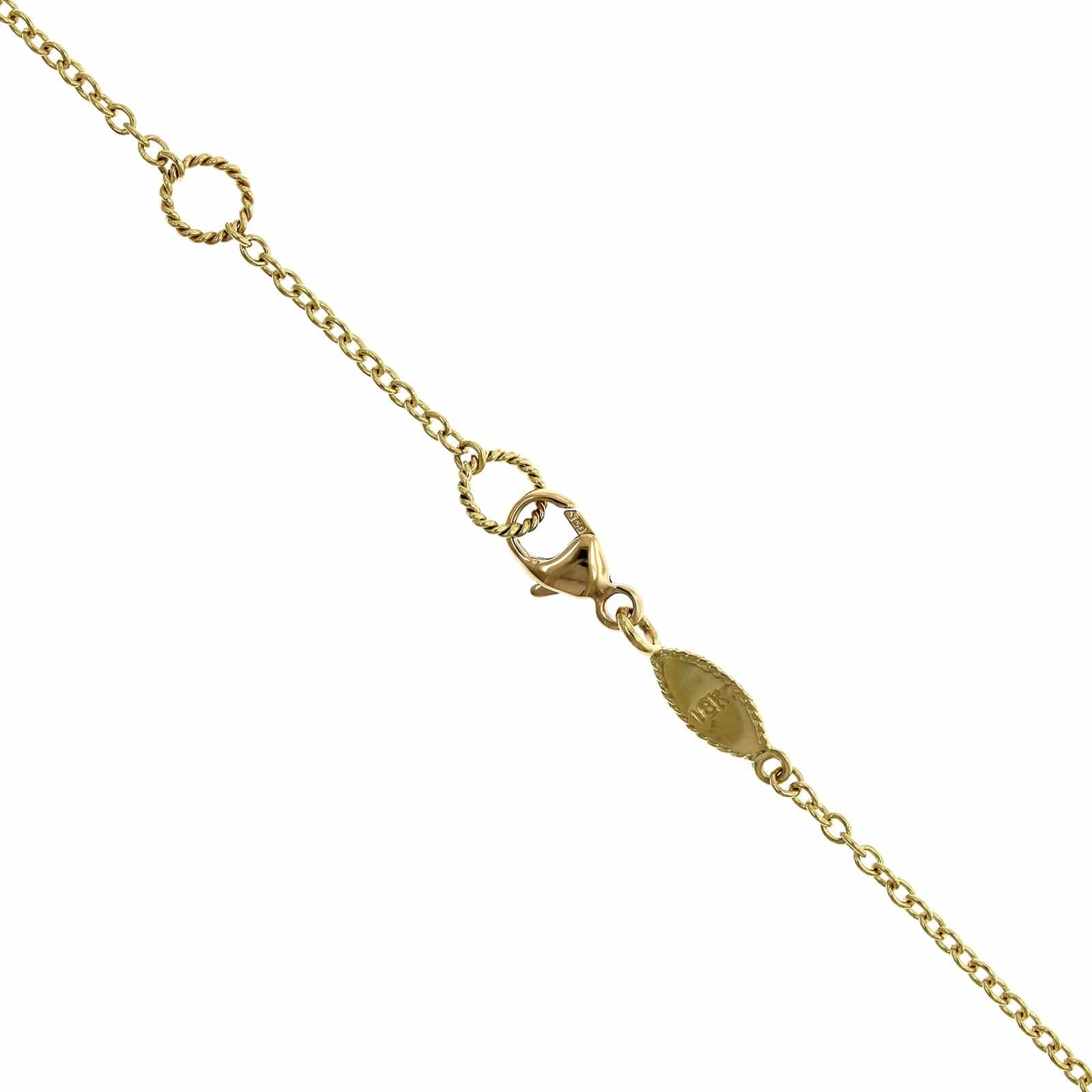 Penny Preville 18K Yellow Gold Diamond Half Choker Necklace - Image 3