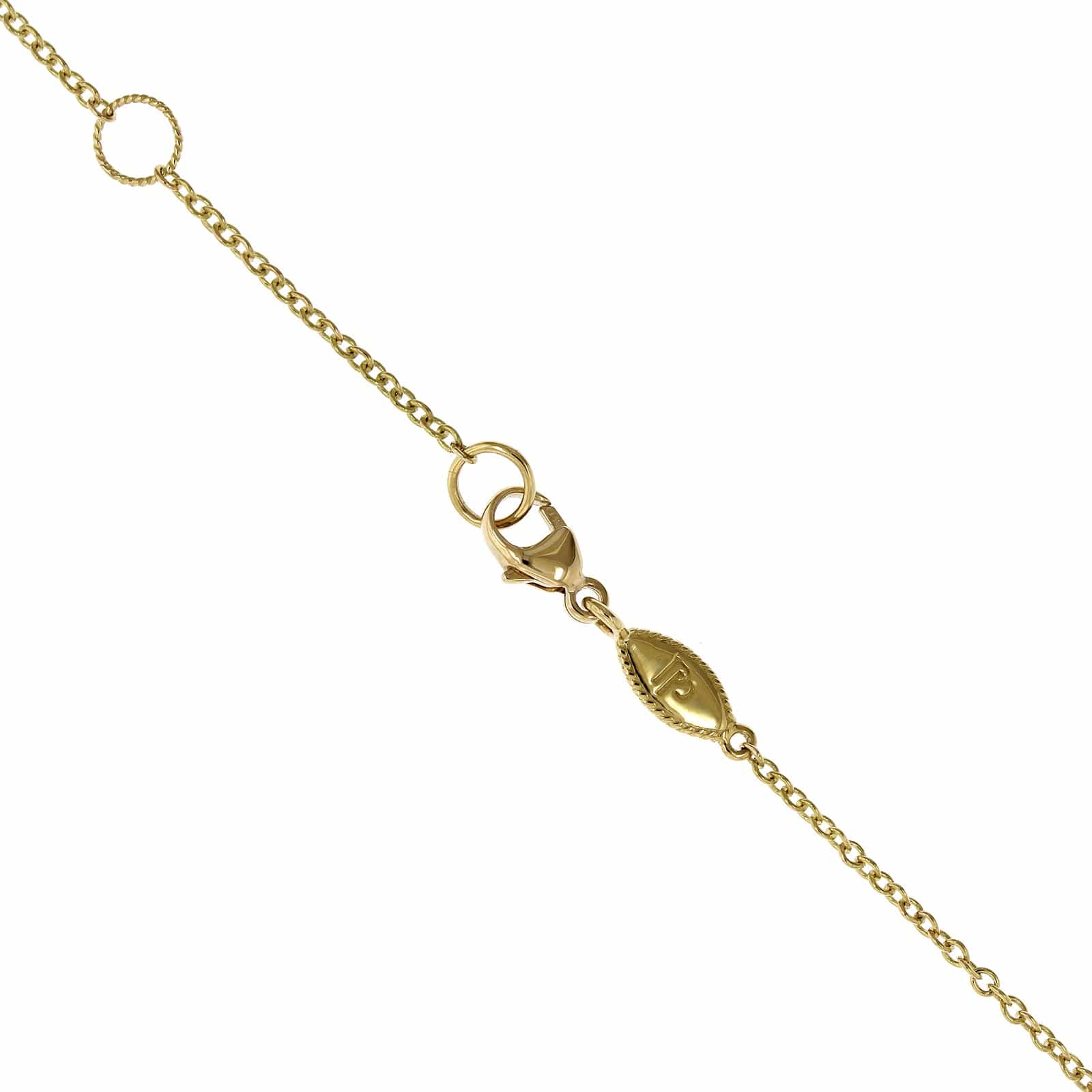 Penny Preville 18K Yellow Gold Flower Diamond Pendant - Image 4