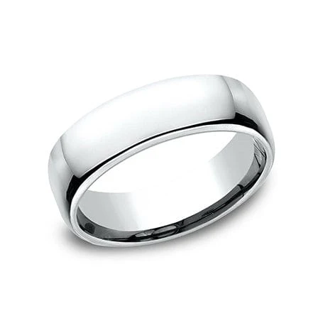 14K White Gold Euro Fit Band
