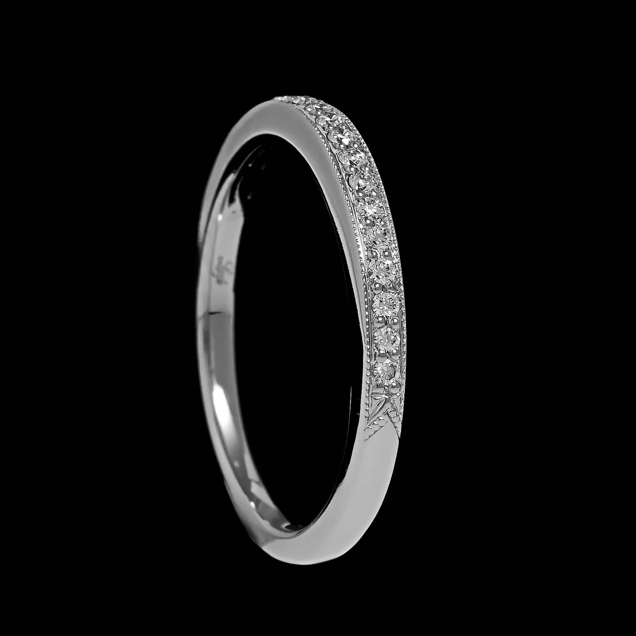 Platinum Estate Diamond Band - Image 2