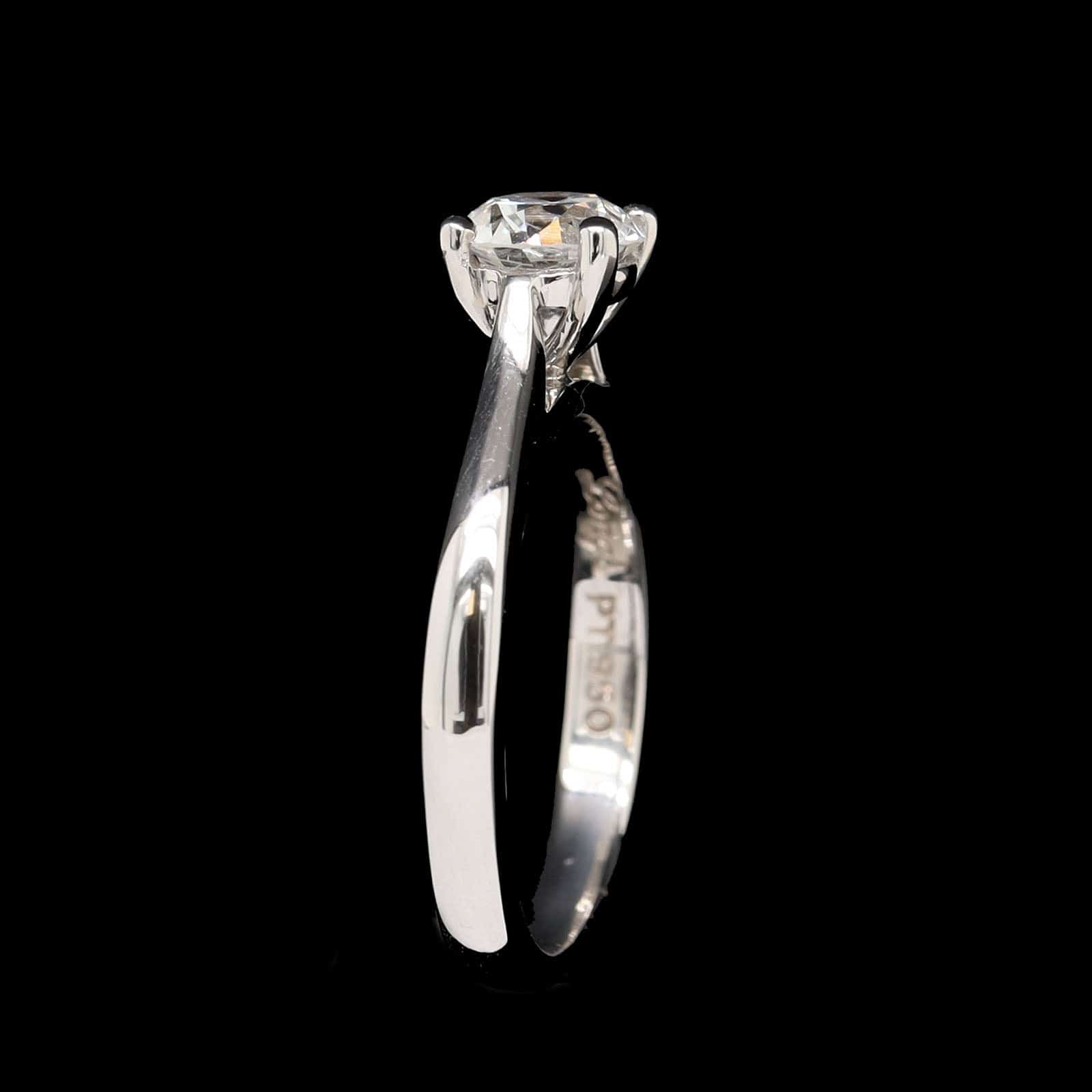 Platinum Estate Diamond Engagement Ring - Image 2