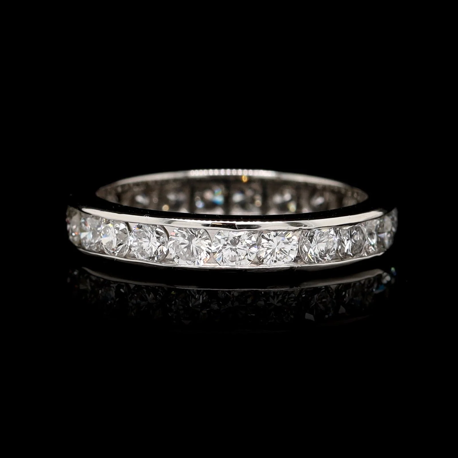 Platinum Estate Diamond Eternity Band