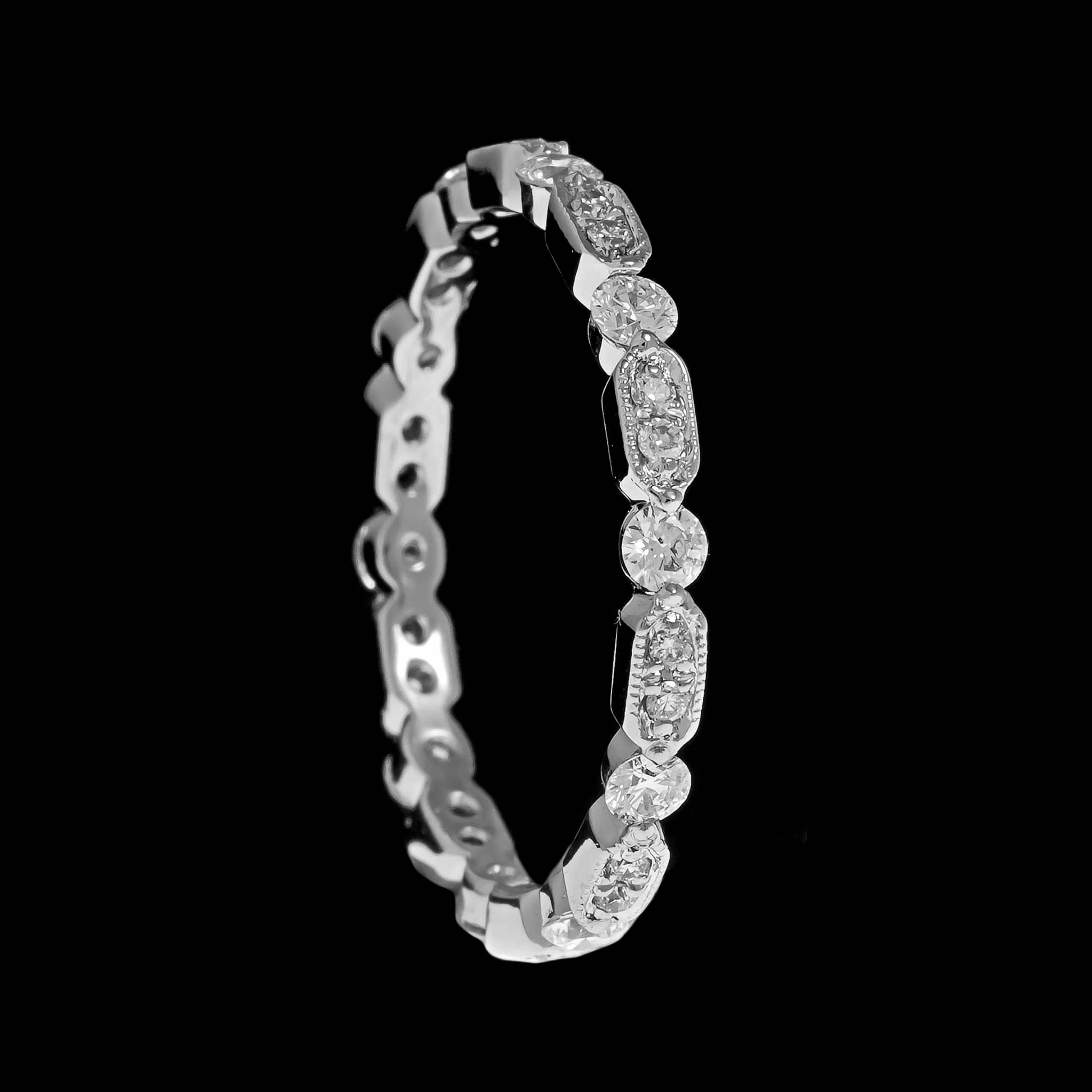 Platinum Estate Diamond Eternity Band - Image 2