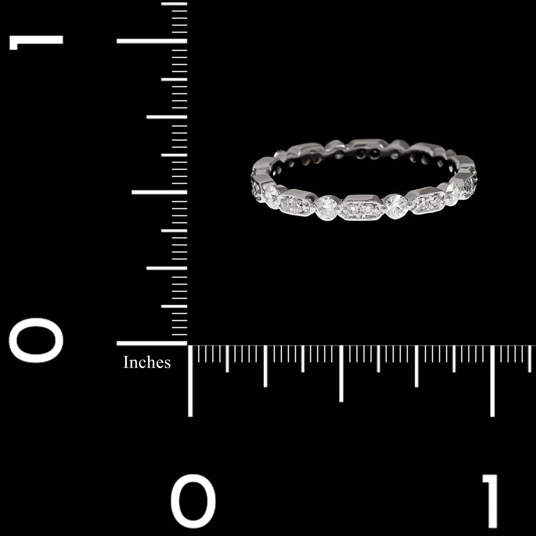 Platinum Estate Diamond Eternity Band - Image 3
