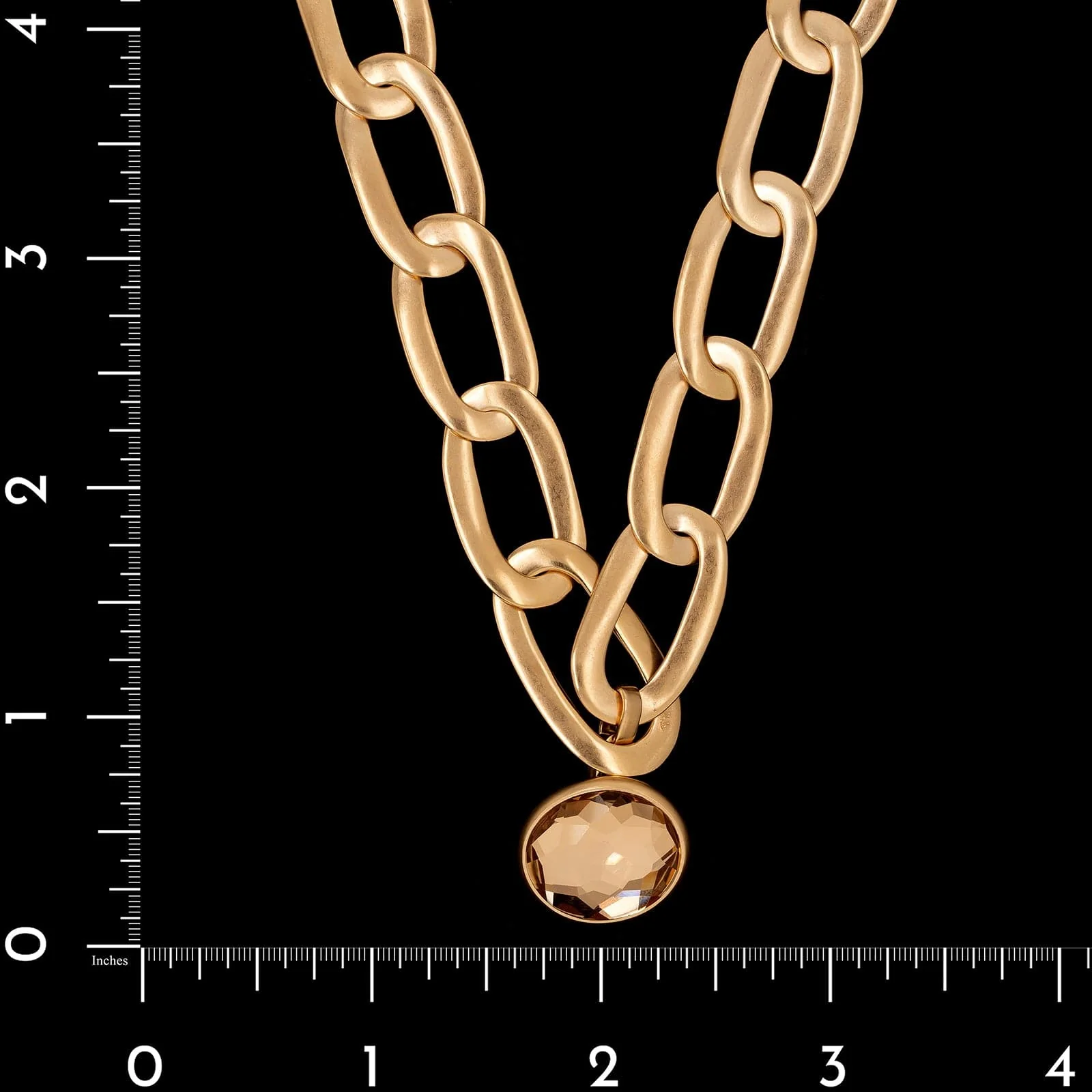 Pomellato 18K Rose Gold Estate Narciso Link Necklace - Image 4