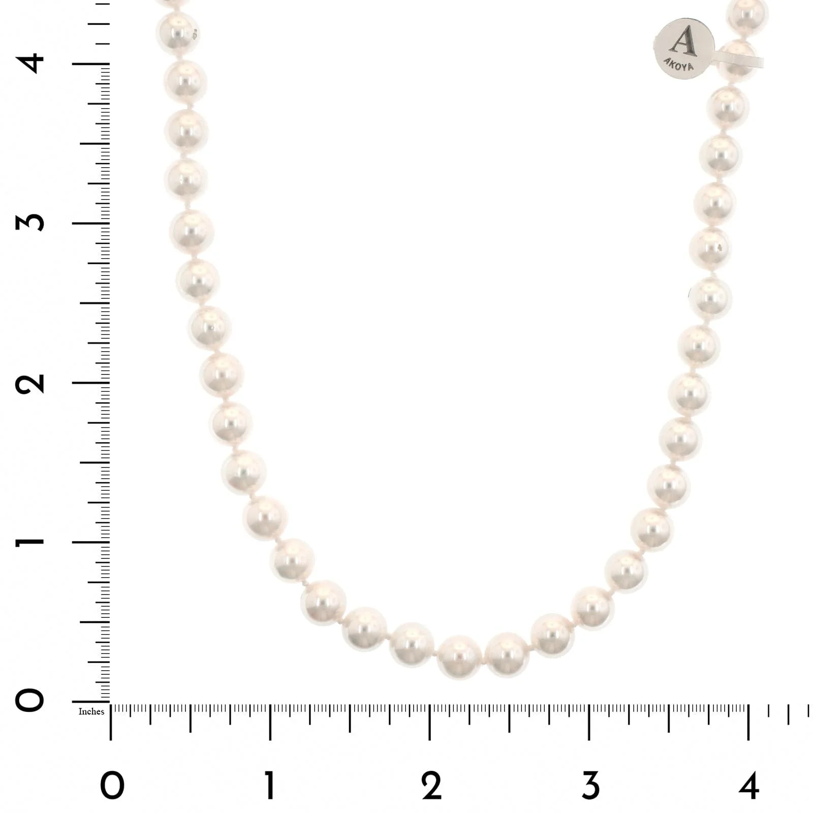 14K Yellow Gold Akoya Pearl Necklace - Image 3