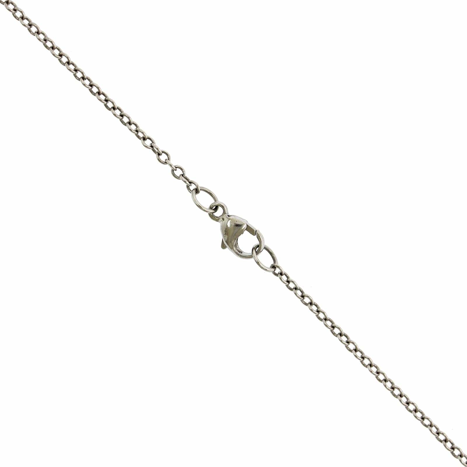 Oscar Heyman Platinum Pear Shape Aquamarine Pendant - Image 3