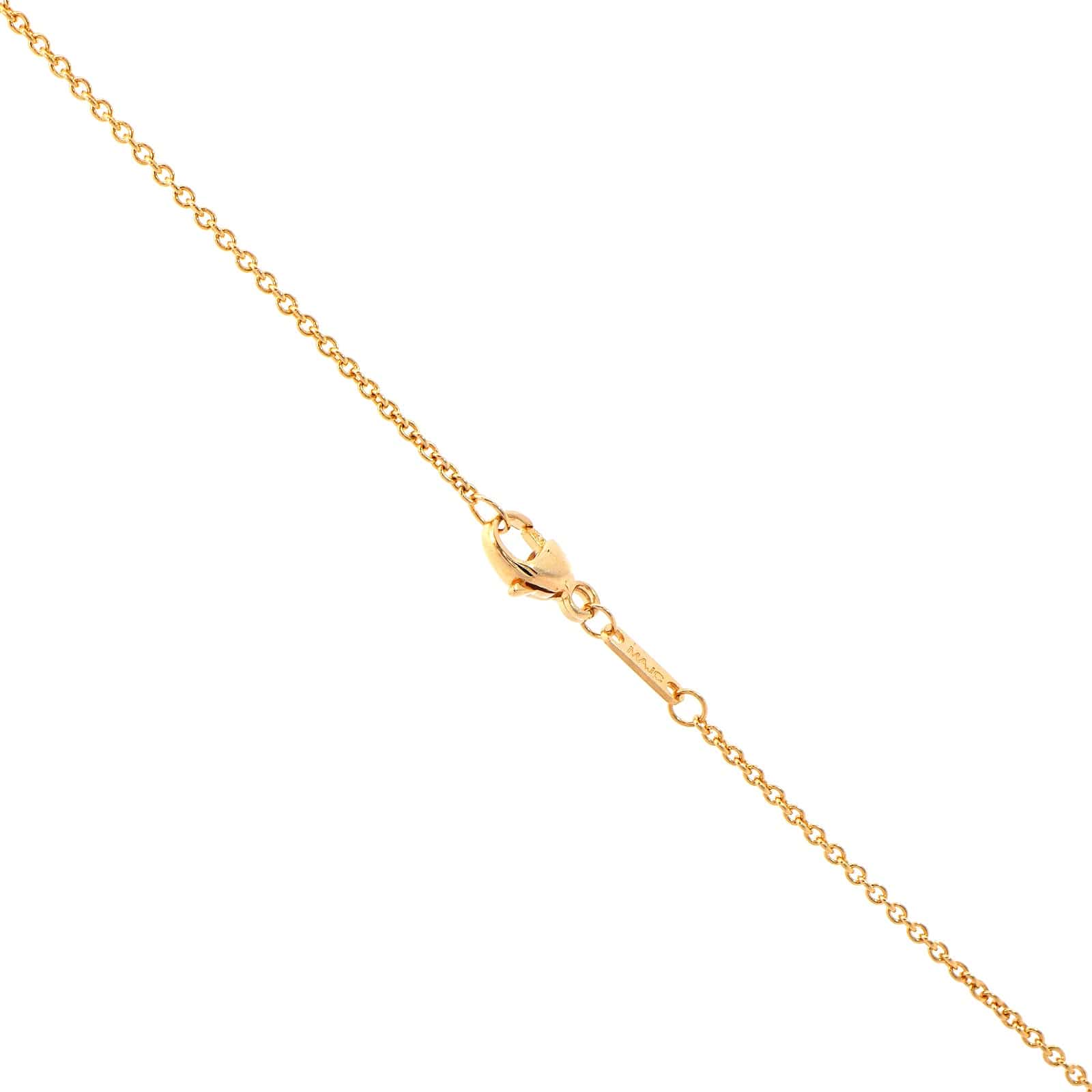 18K Yellow Gold Ruby & Diamond by the Yard Necklace - Image 3