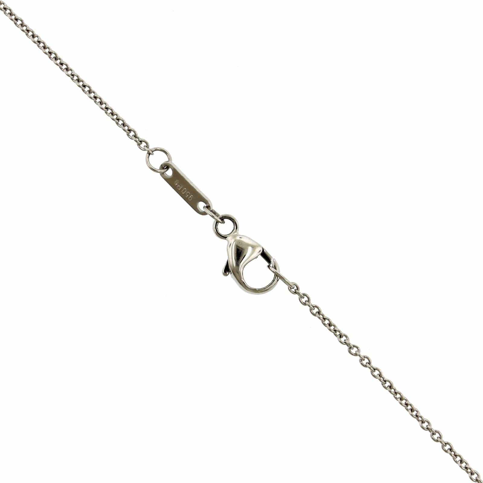 18K White and Yellow Gold Heart Shape Ruby Diamond Halo Necklace - Image 3