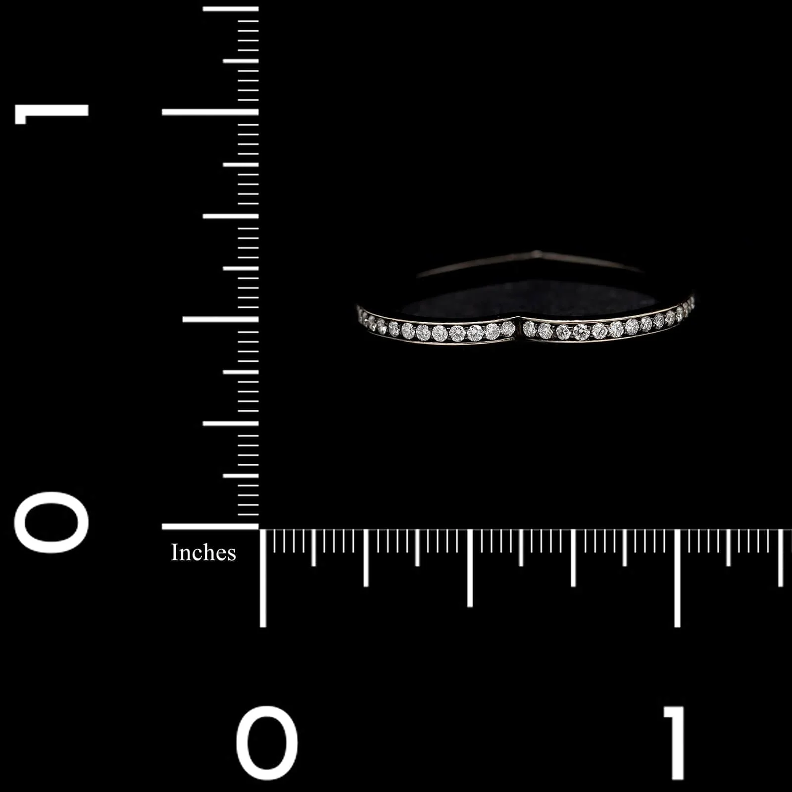 Repossi 18K Black Gold Estate "Antifer" and Diamond Heart Ring - Image 4