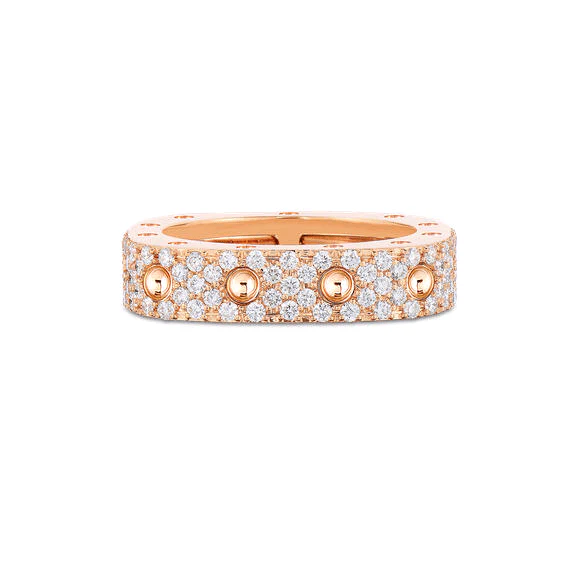 Roberto Coin 18K Rose Gold Pois Moi Diamond Ring