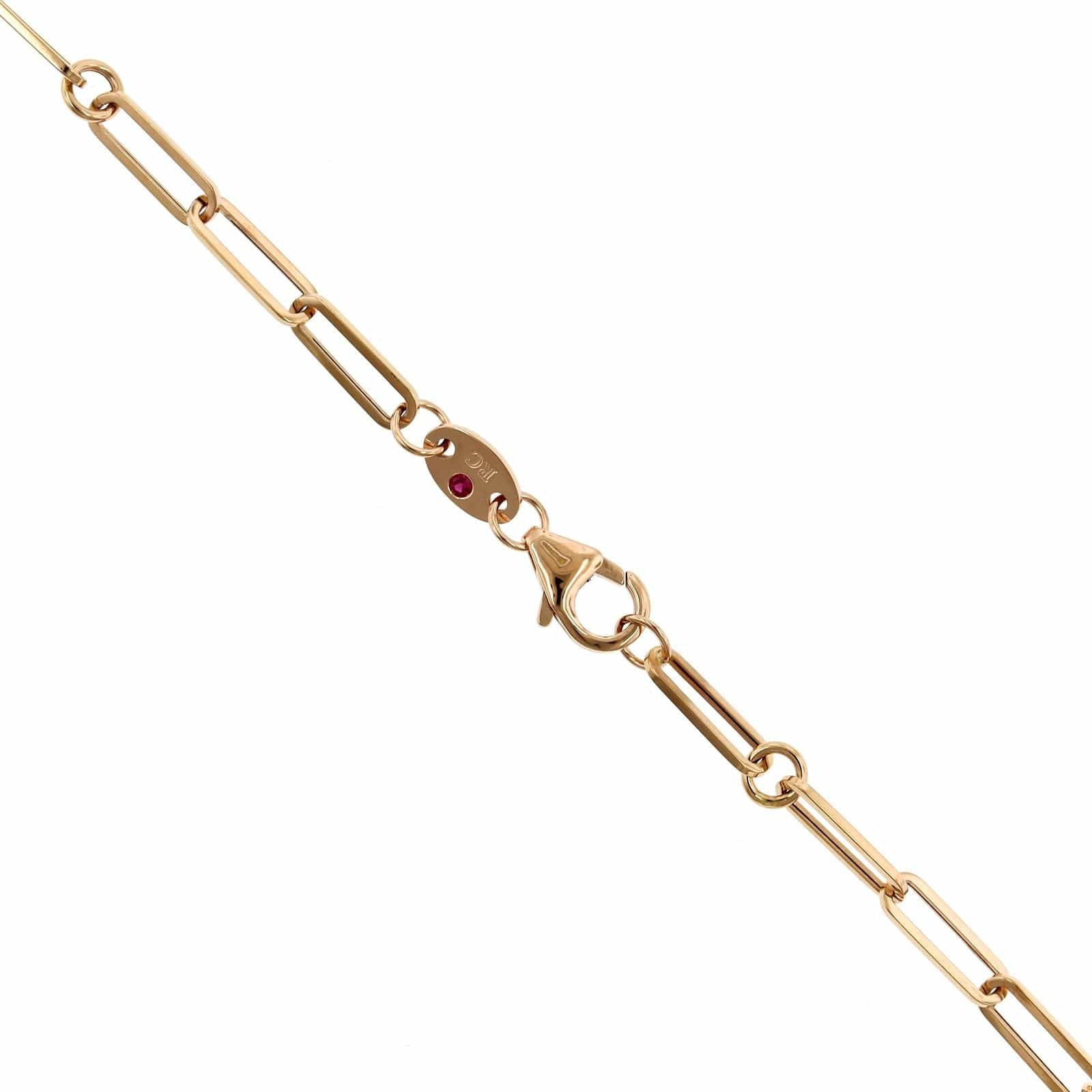 Roberto Coin 18K Rose Gold Venetian Double Medallion Black Diamond Necklace - Image 3