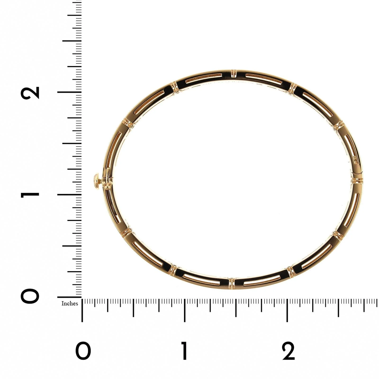 Roberto Coin 18K Rose Gold Verona Bangle Bracelet - Image 2