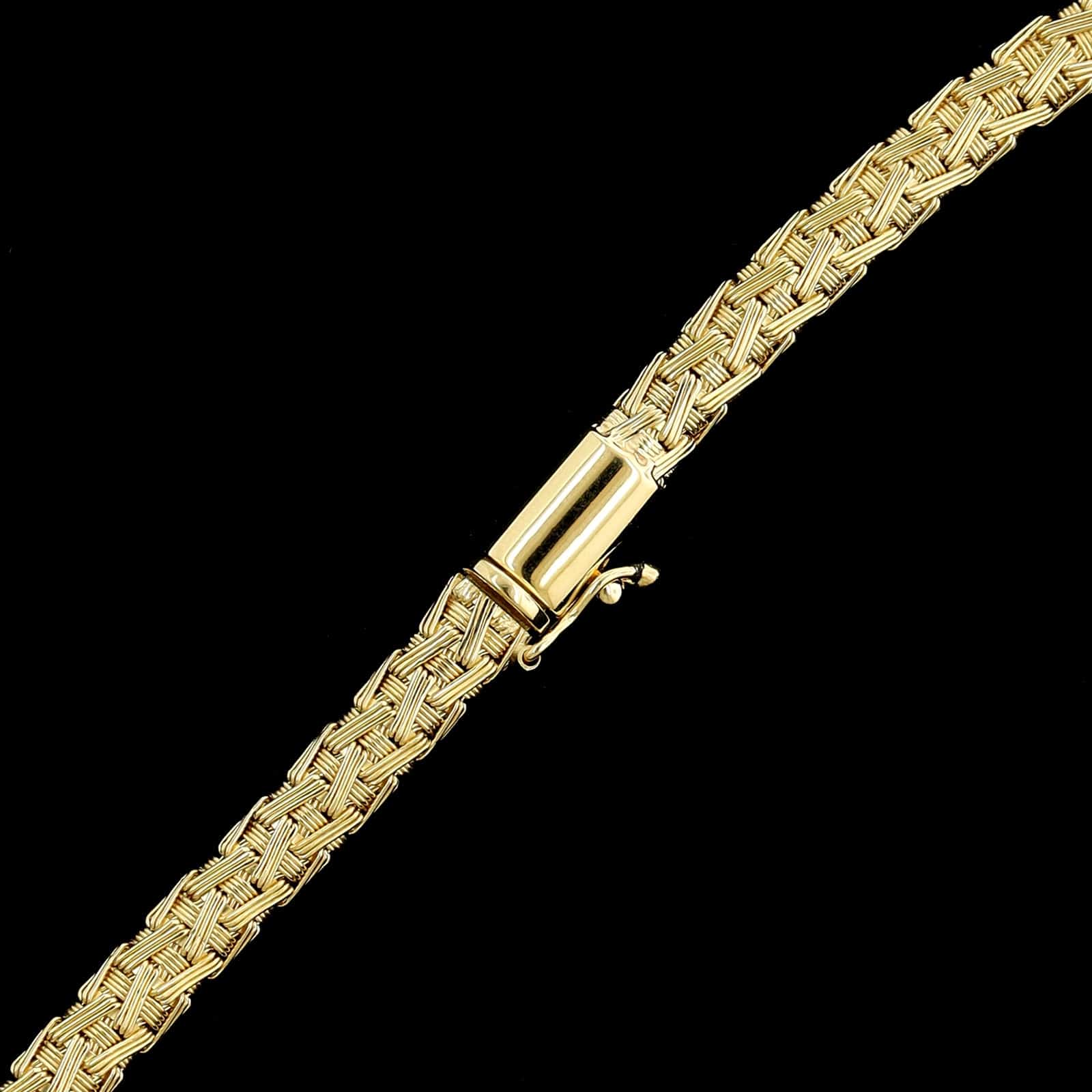 Roberto Coin 18K Two-tone Gold Estate Diamond Necklace - Image 3