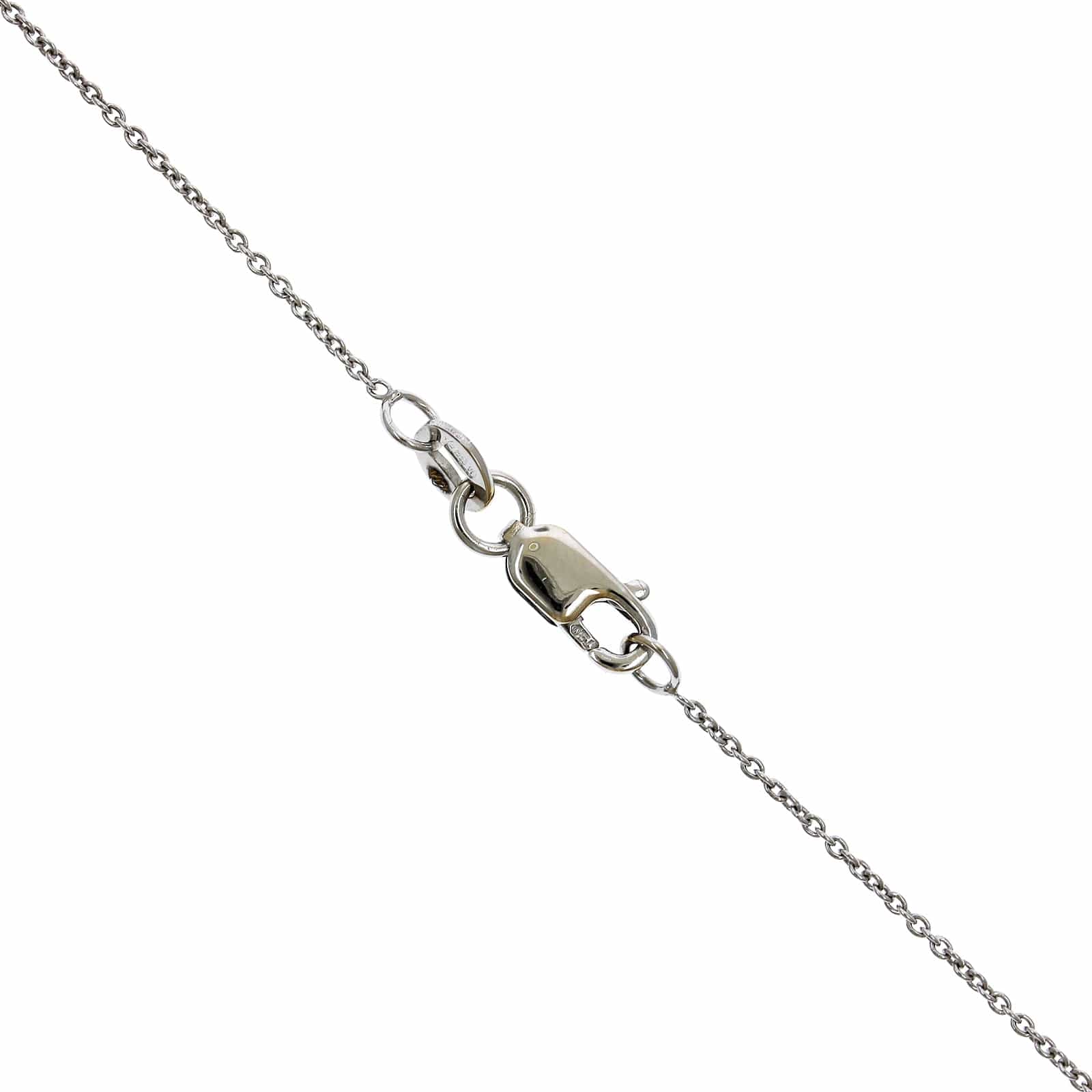 Roberto Coin 18K White Gold Diamond Cross Necklace - Image 3