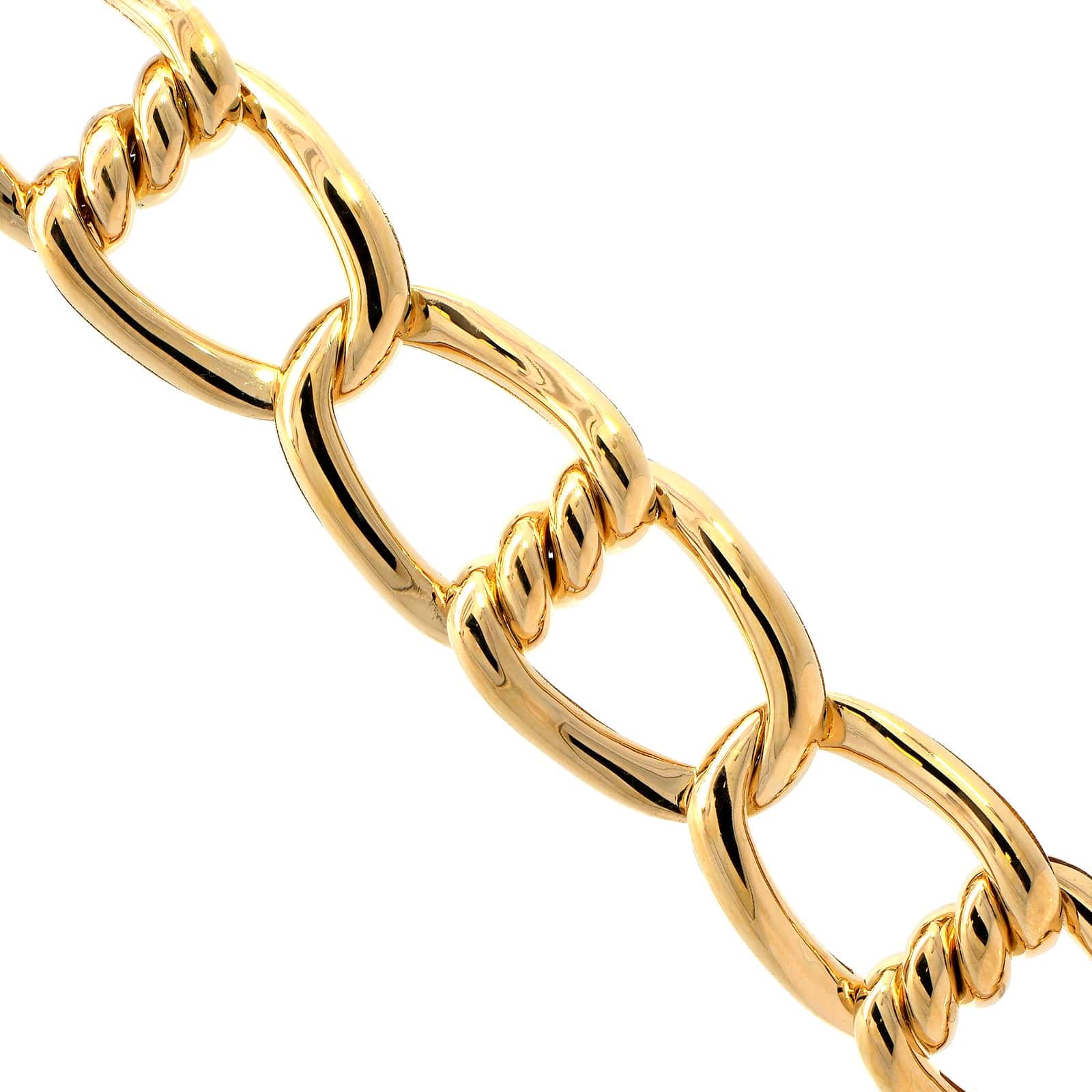 Roberto Coin 18K Yellow Gold Cialoma Diamond Knot Bracelet - Image 2