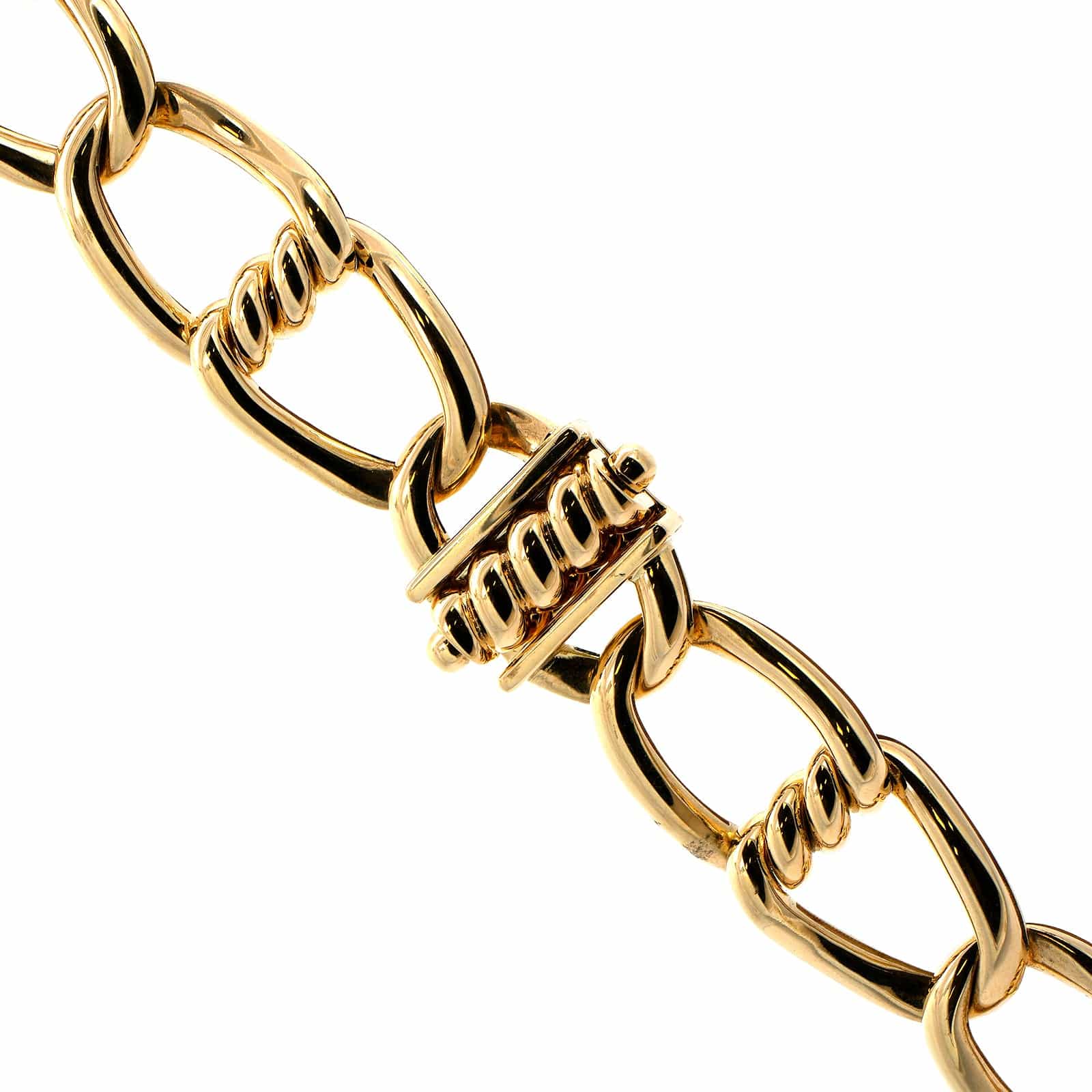 Roberto Coin 18K Yellow Gold Cialoma Diamond Knot Necklace - Image 3