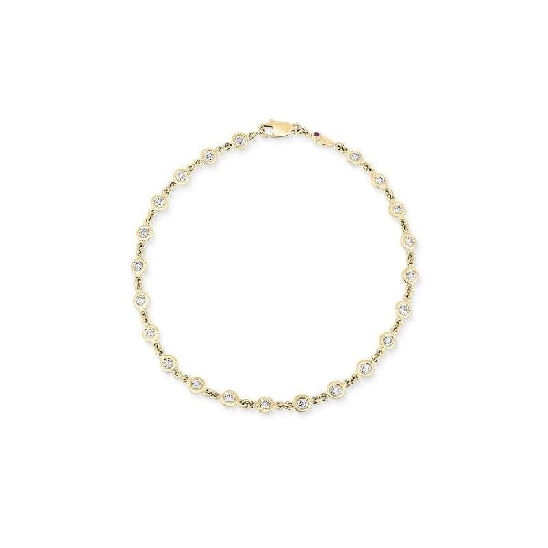 Roberto Coin 18K Yellow Gold Diamond By the Yard Bracelet