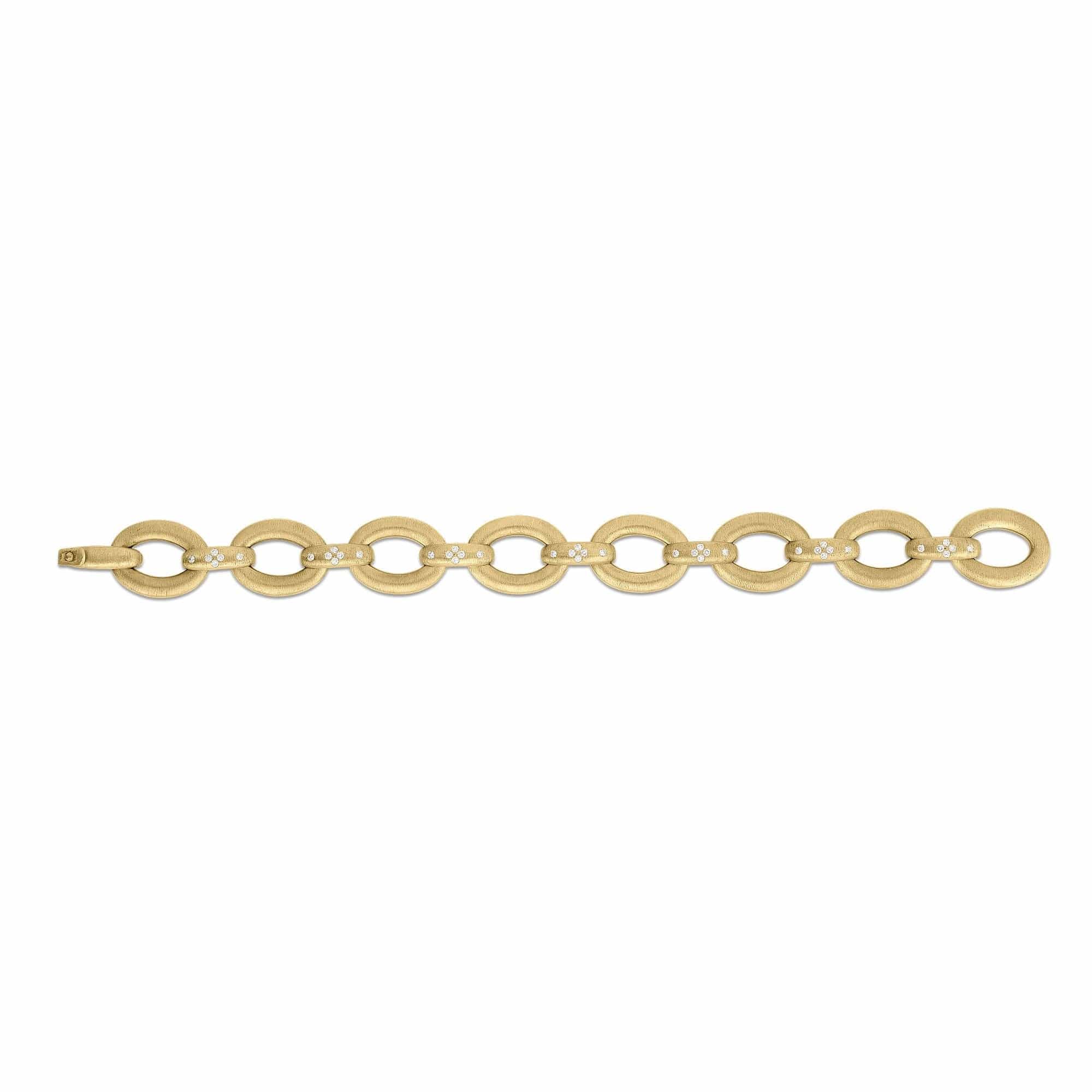 Roberto Coin 18K Yellow Gold Duchessa Pave Diamond Bracelet