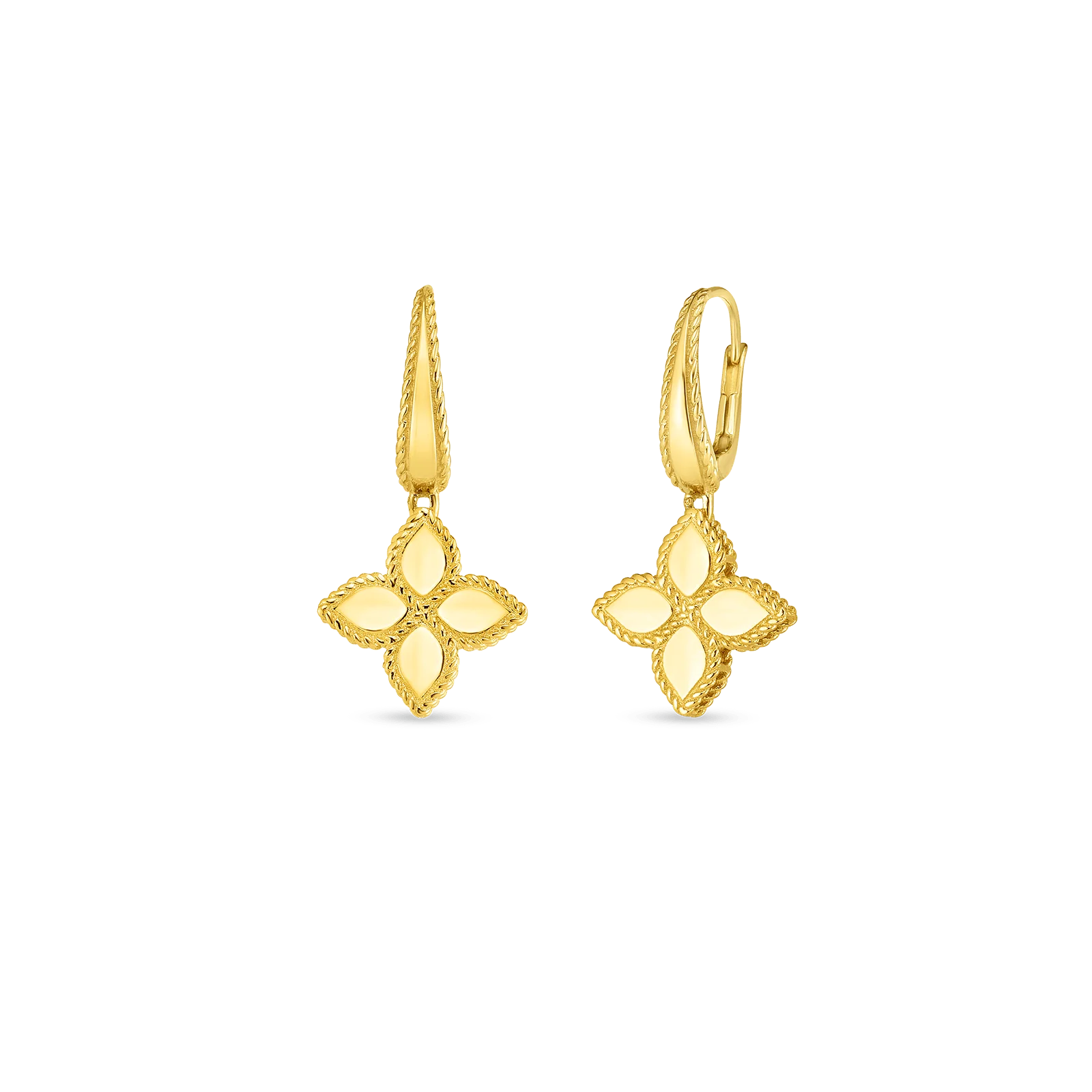 Roberto Coin 18K Yellow Gold Flower Earrings