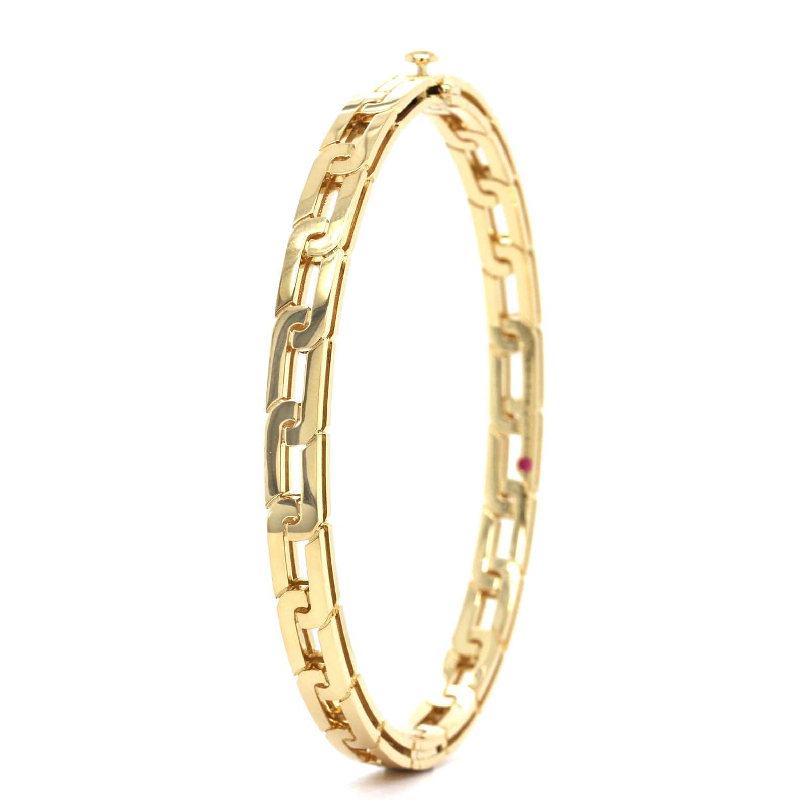 Roberto Coin 18K Yellow Gold Navarra Bangle Bracelet - Image 2