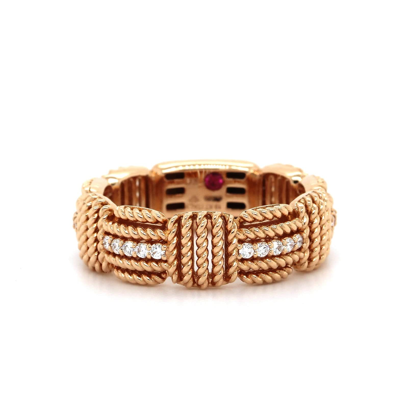 Roberto Coin 18K Yellow Gold Opera Diamond Ring