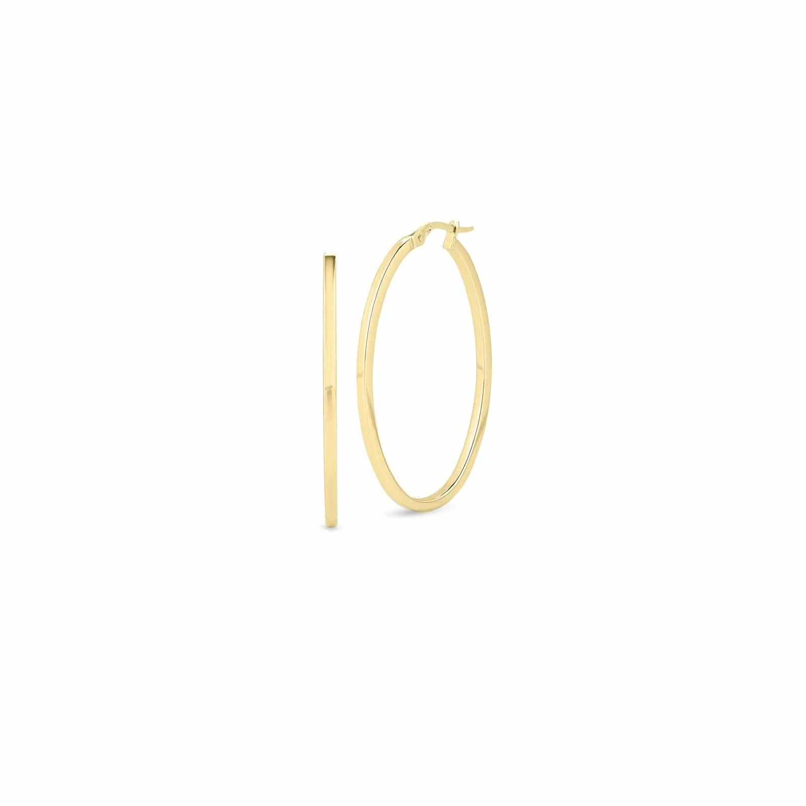 Roberto Coin 18K Yellow Gold Oval Hoop Earrings