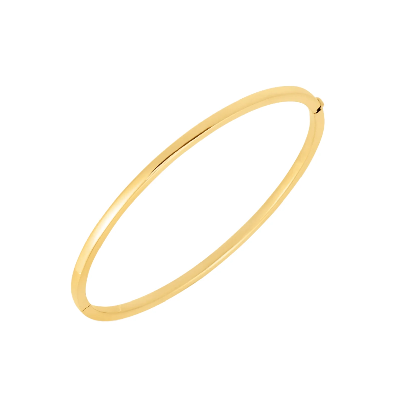 Roberto Coin 18K Yellow Gold Oval Square Tube Bangle