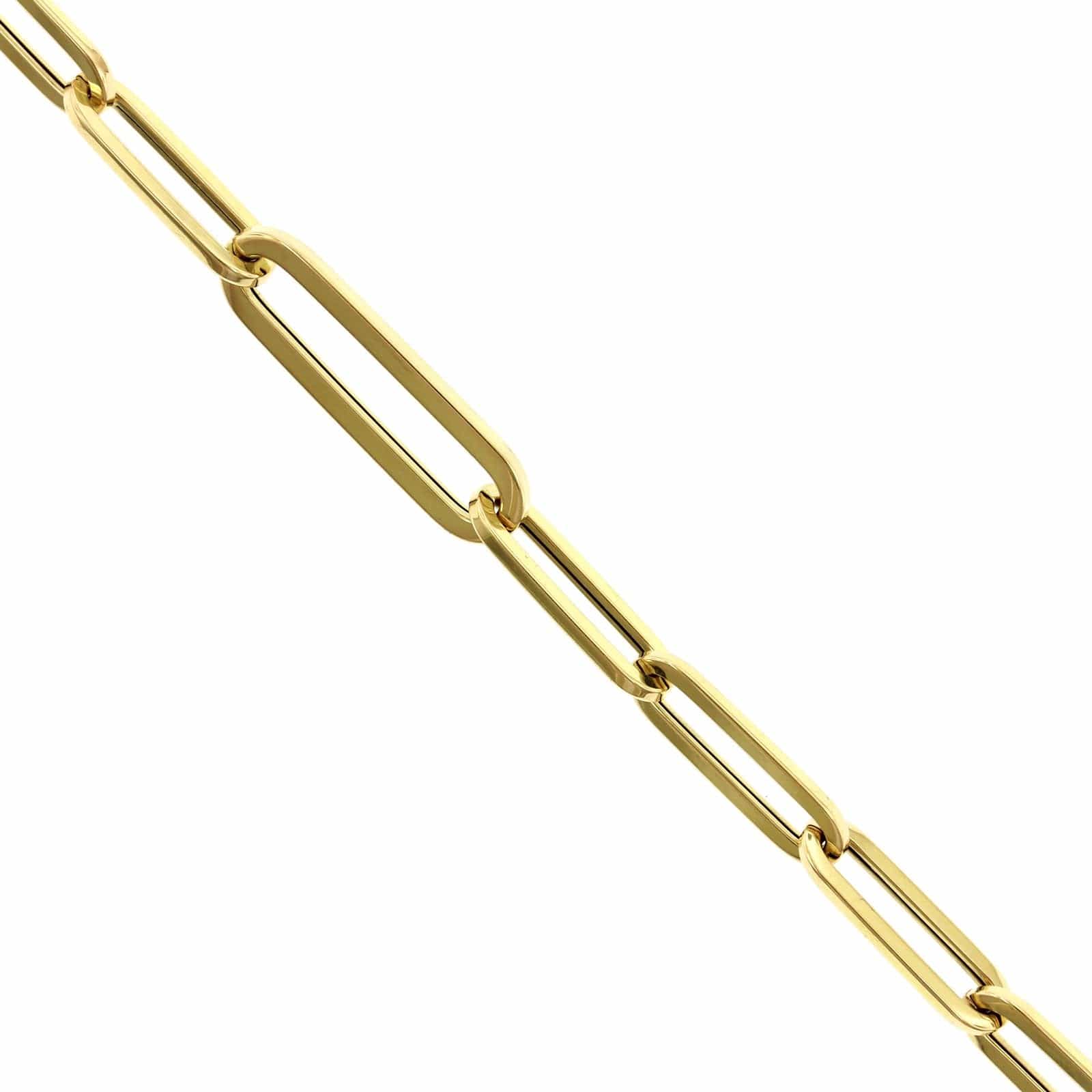 Roberto Coin 18k Yellow Gold Paperclip Bracelet - Image 2